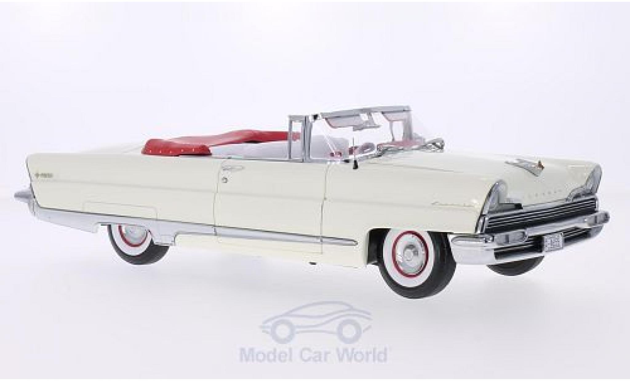 Lincoln Premiere 1/18 Sun Star Cabriolet wit 1956 modelauto
