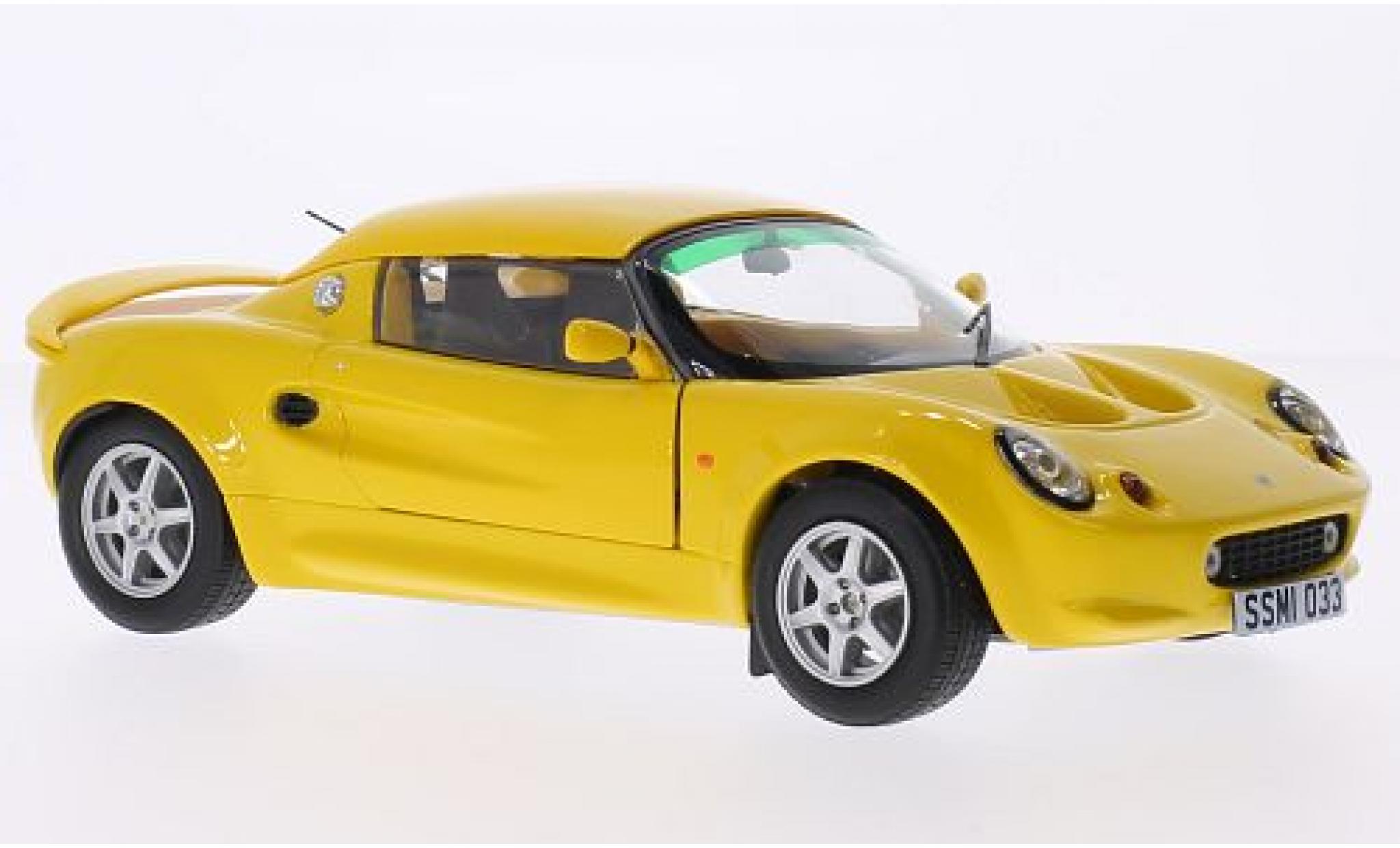 Lotus Elise 1/18 Sun Star 111S geel RHD modelauto