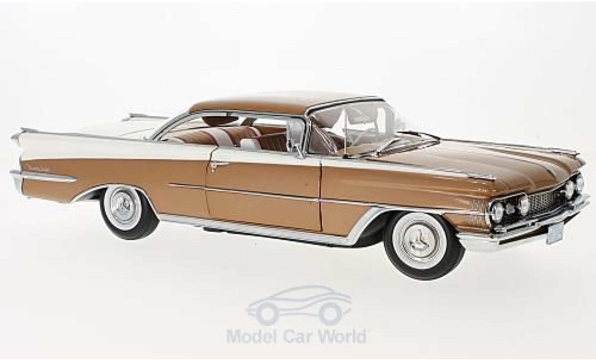 Oldsmobile 98 1/18 Sun Star HardTop bronze/wit 1959 modelauto