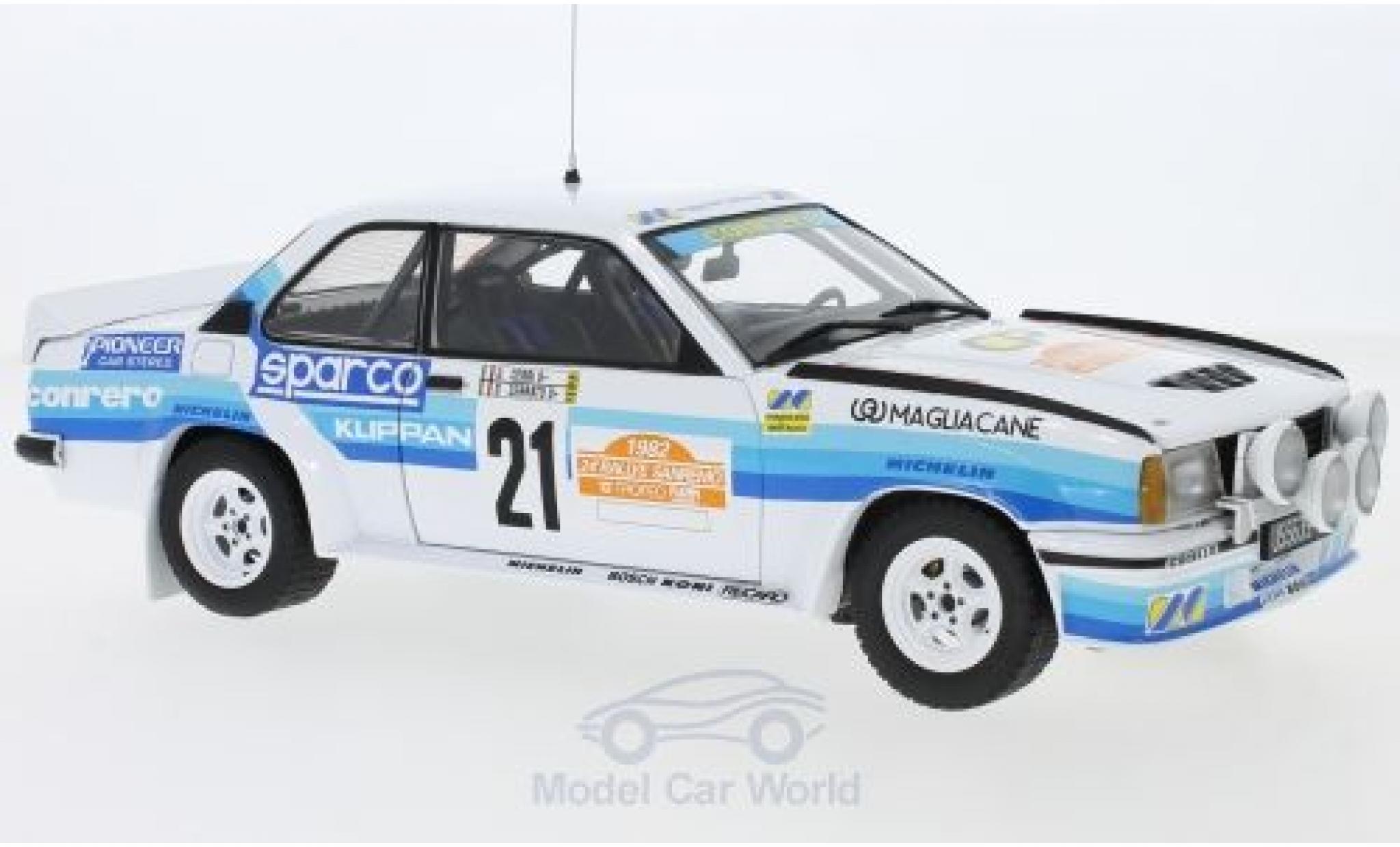 Opel Ascona 1/18 Sun Star 400 No.21 Conrero Rallye WM Rallye San Remo 1982 D.Cerrato/G.Cerri modelauto