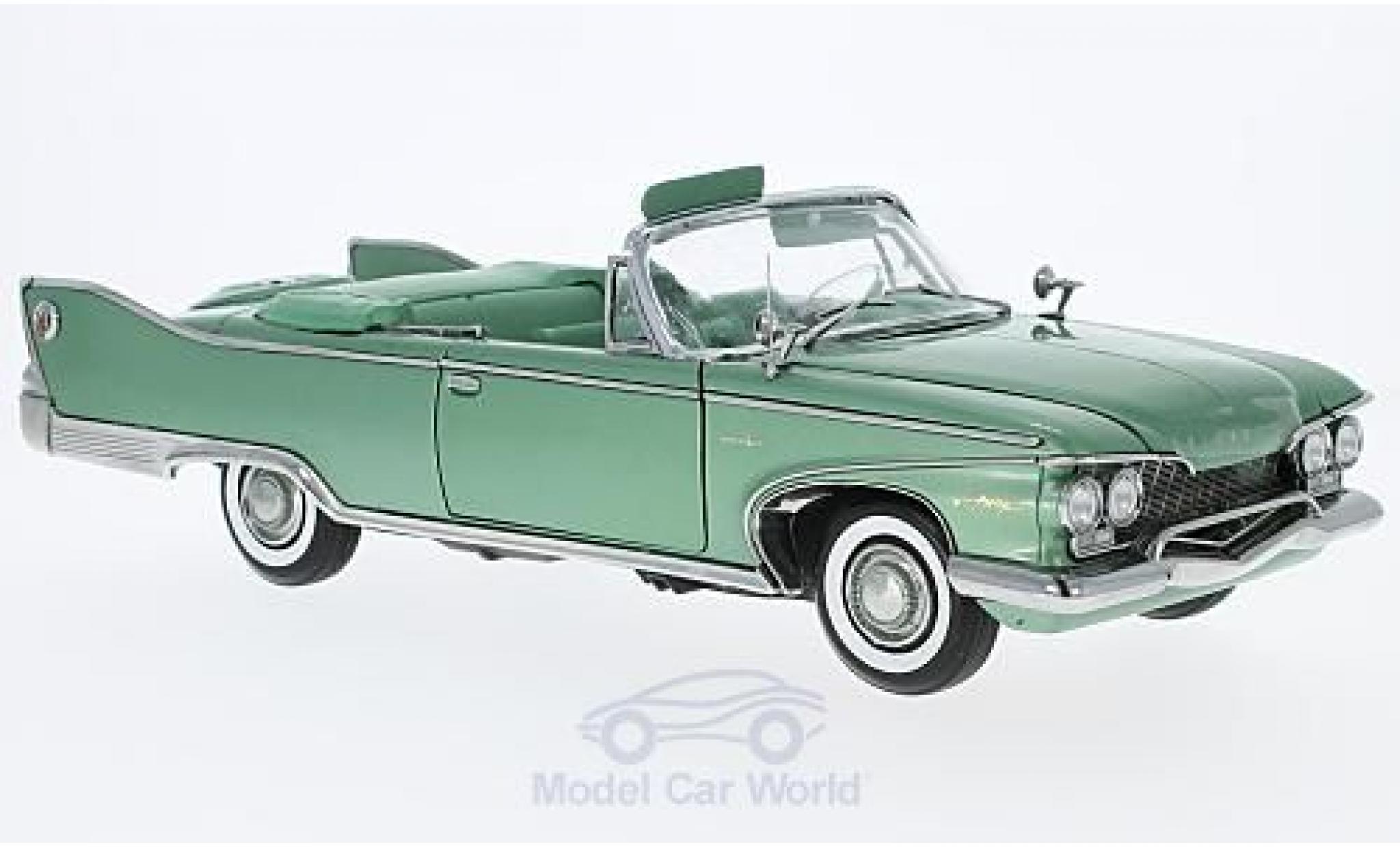 Plymouth Fury 1/18 Sun Star Cabriolet metallic groen 1960 offen ohne Vitrine modelauto