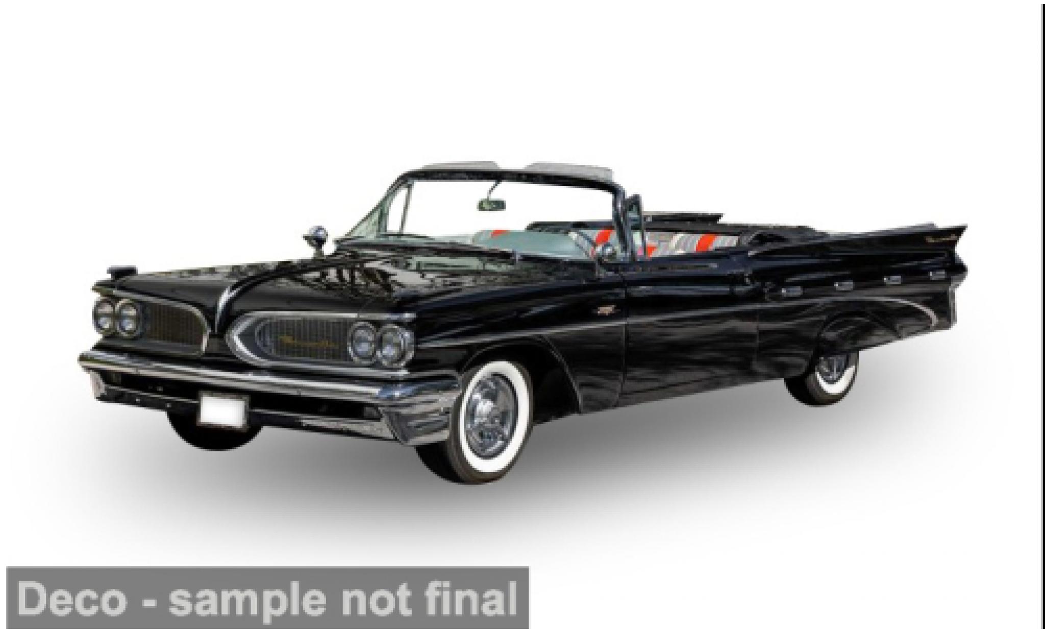 Pontiac Bonneville 1/18 Sun Star Cabriolet zwart 1959 1:18 modelauto