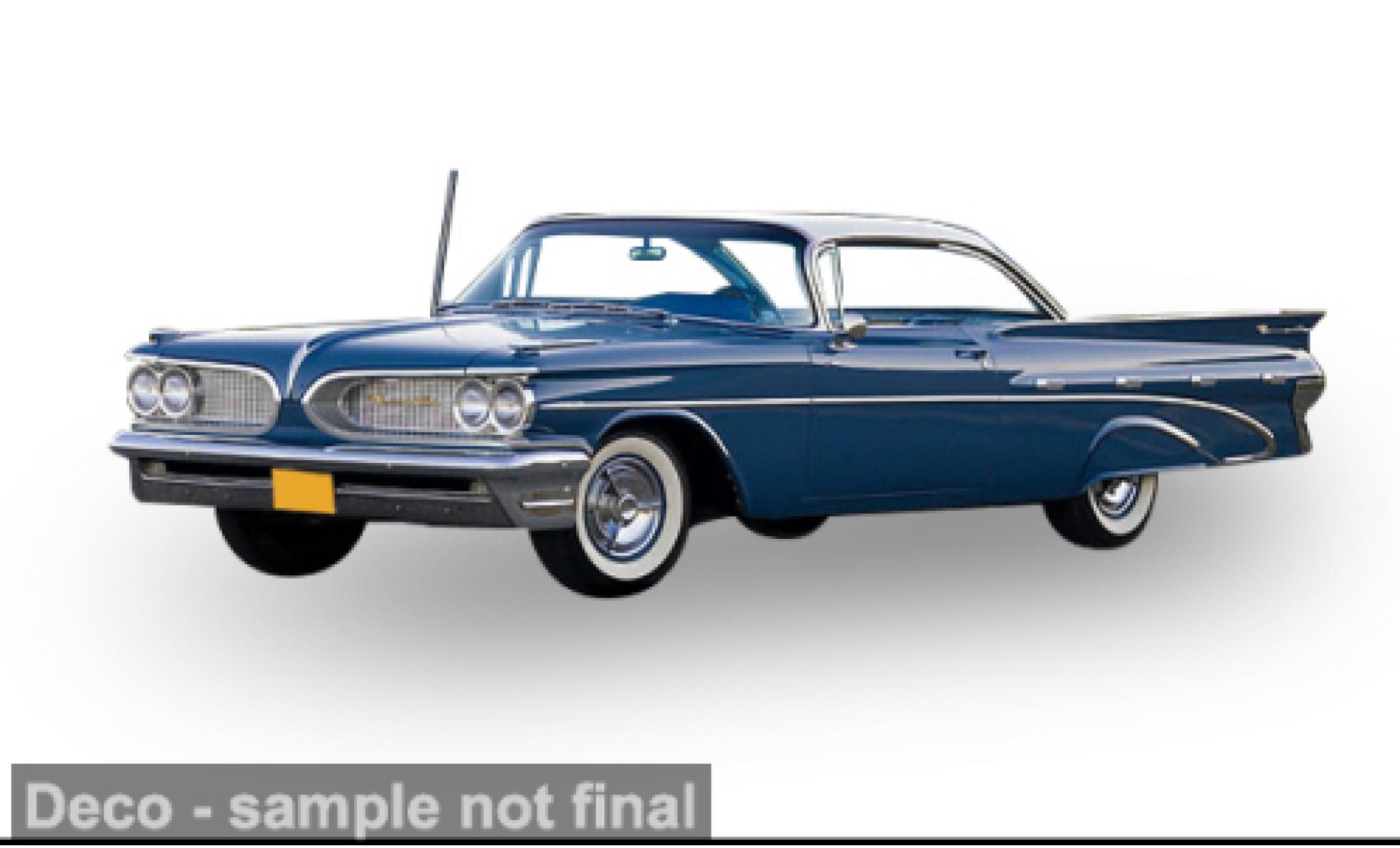 Pontiac Bonneville 1/18 Sun Star Hard Top blauw 1959 1:18 modelauto