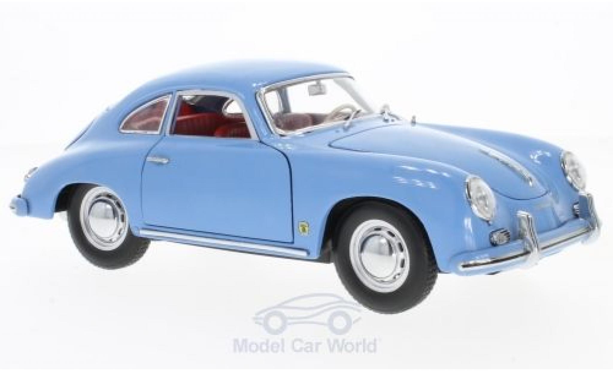 Porsche 356 A 1/18 Sun Star A 1500 GS Carrera GT blauw 1957 modelauto