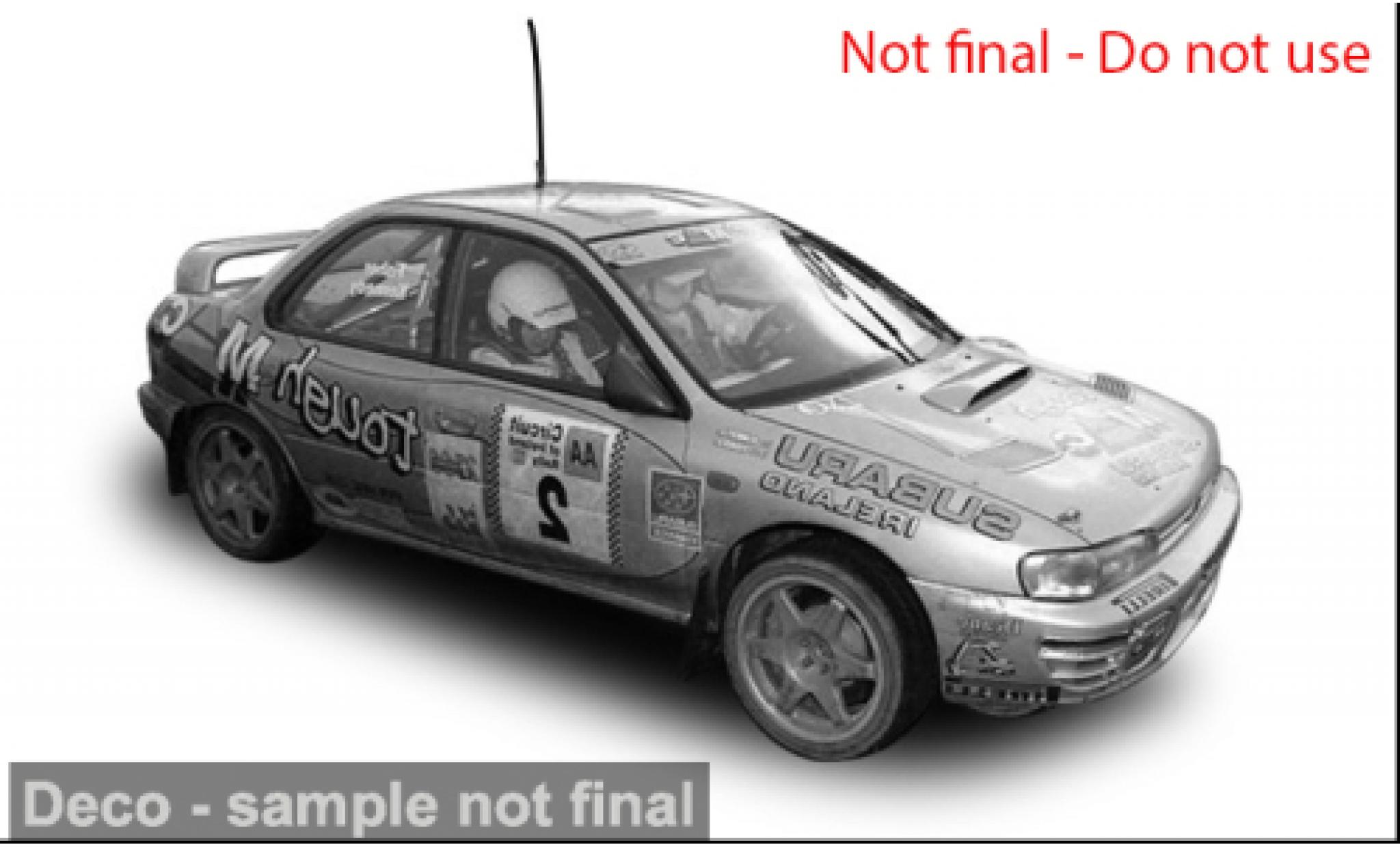 Subaru Impreza 1/18 Sun Star 555 Circuit of ireland 1999 #2 1:18 modelauto
