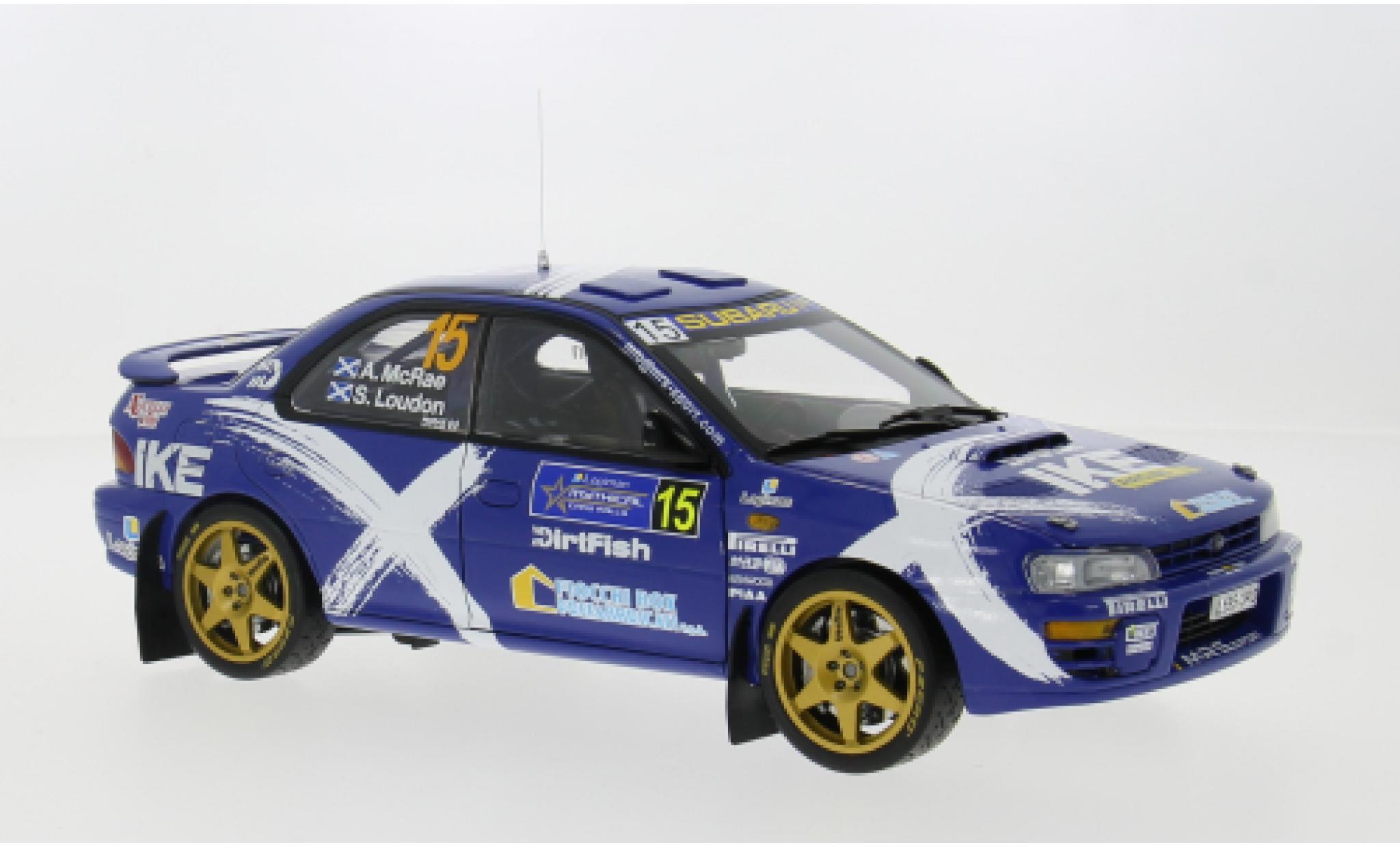 Subaru Impreza 1/18 Sun Star 555 No.15 Logiman Mythical Cars Rally 1997 1:18 modelauto