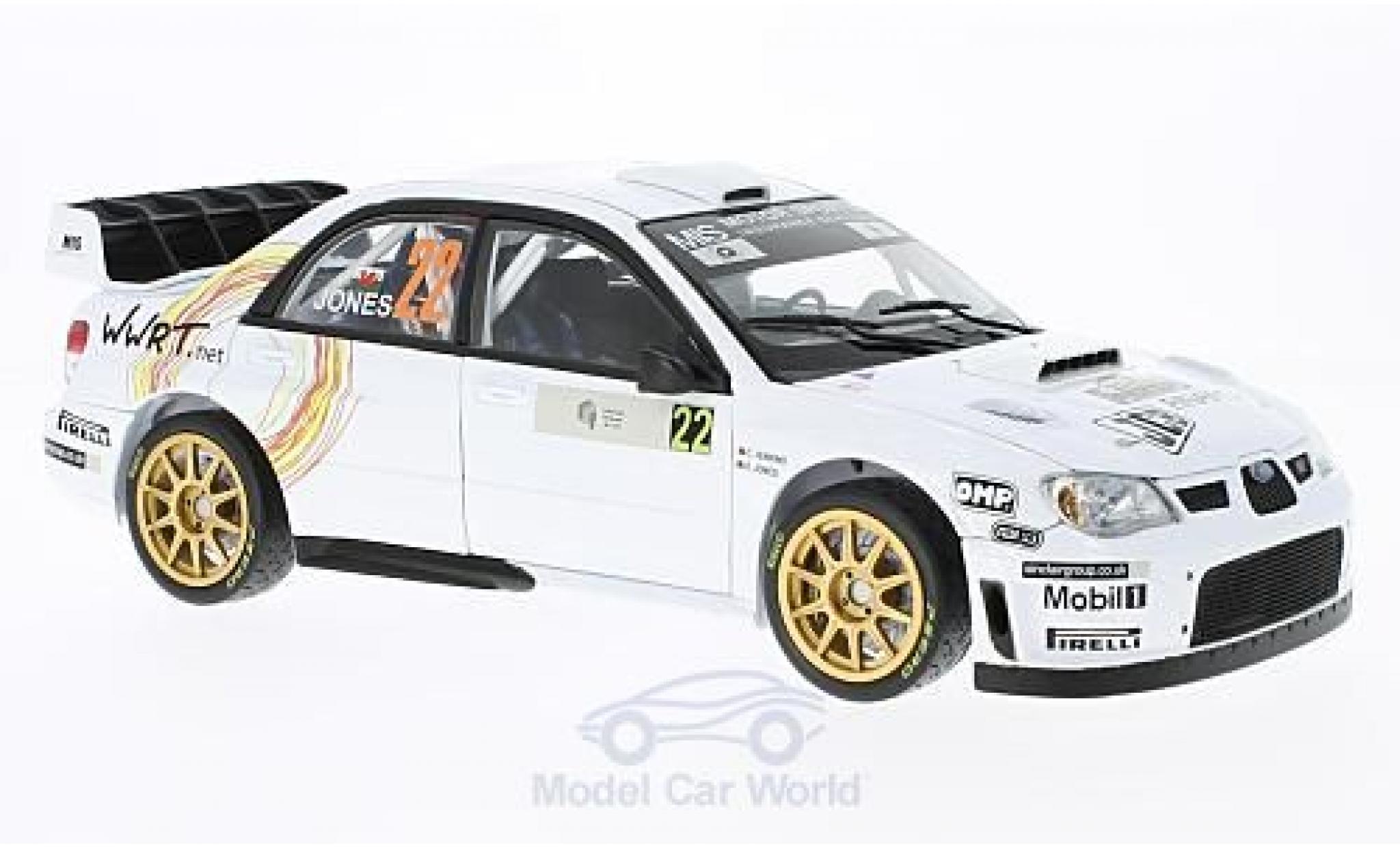 Subaru Impreza WRC 1/18 Sun Star WRC07 No.22 Rallye WM Tour de Corse 2008 G.Jones/C.Jenkins modelauto