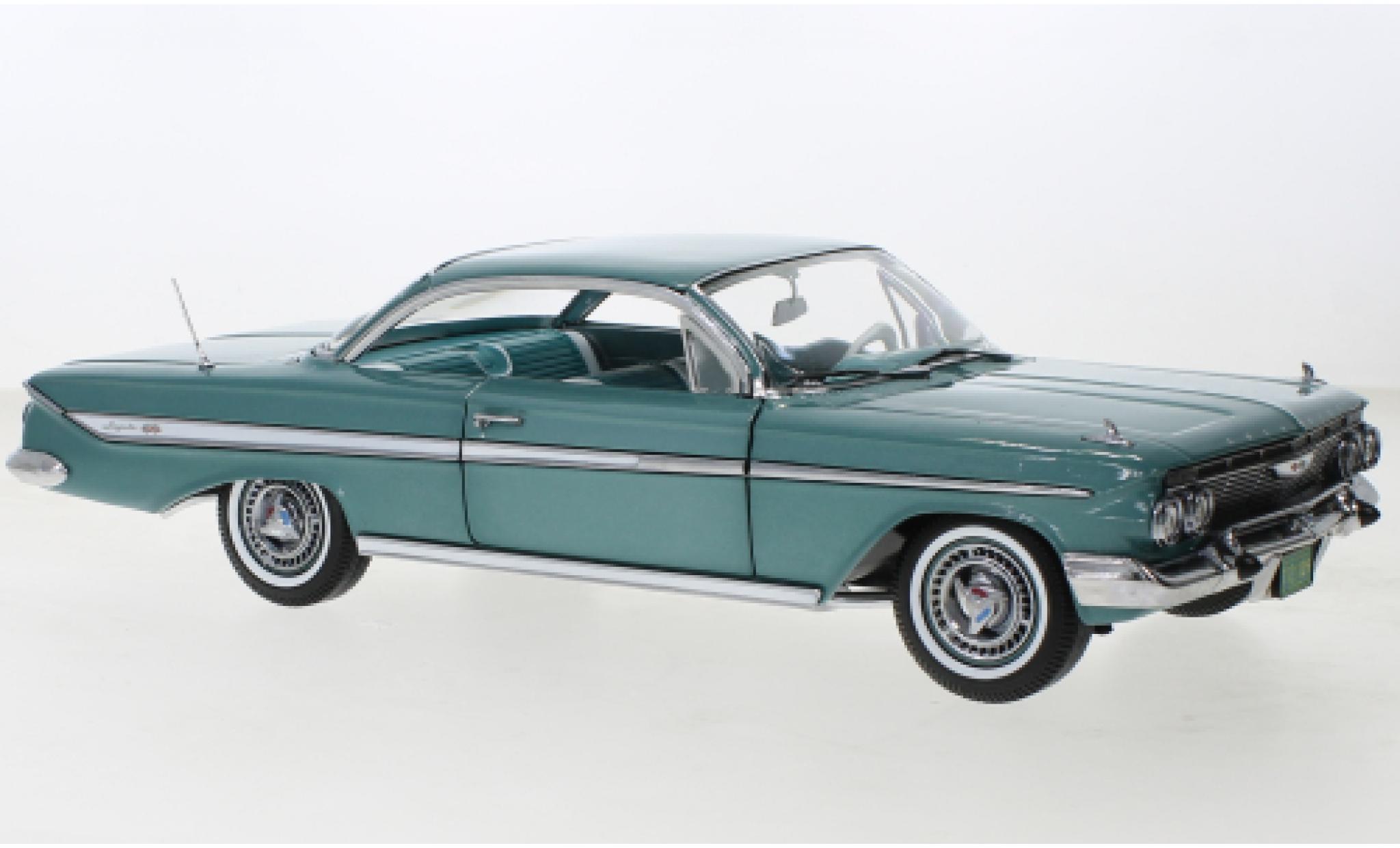 Chevrolet Impala 1/18 Sun Star Sport Coupe metallic turquoise 1961 modelauto