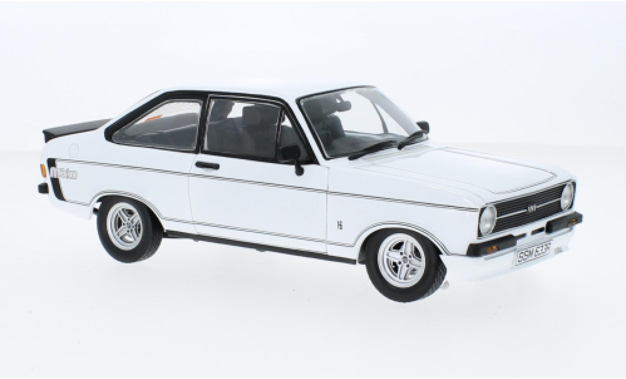 Ford Escort 1/18 Sun Star MkII Mexico wit RHD 1976 modelauto