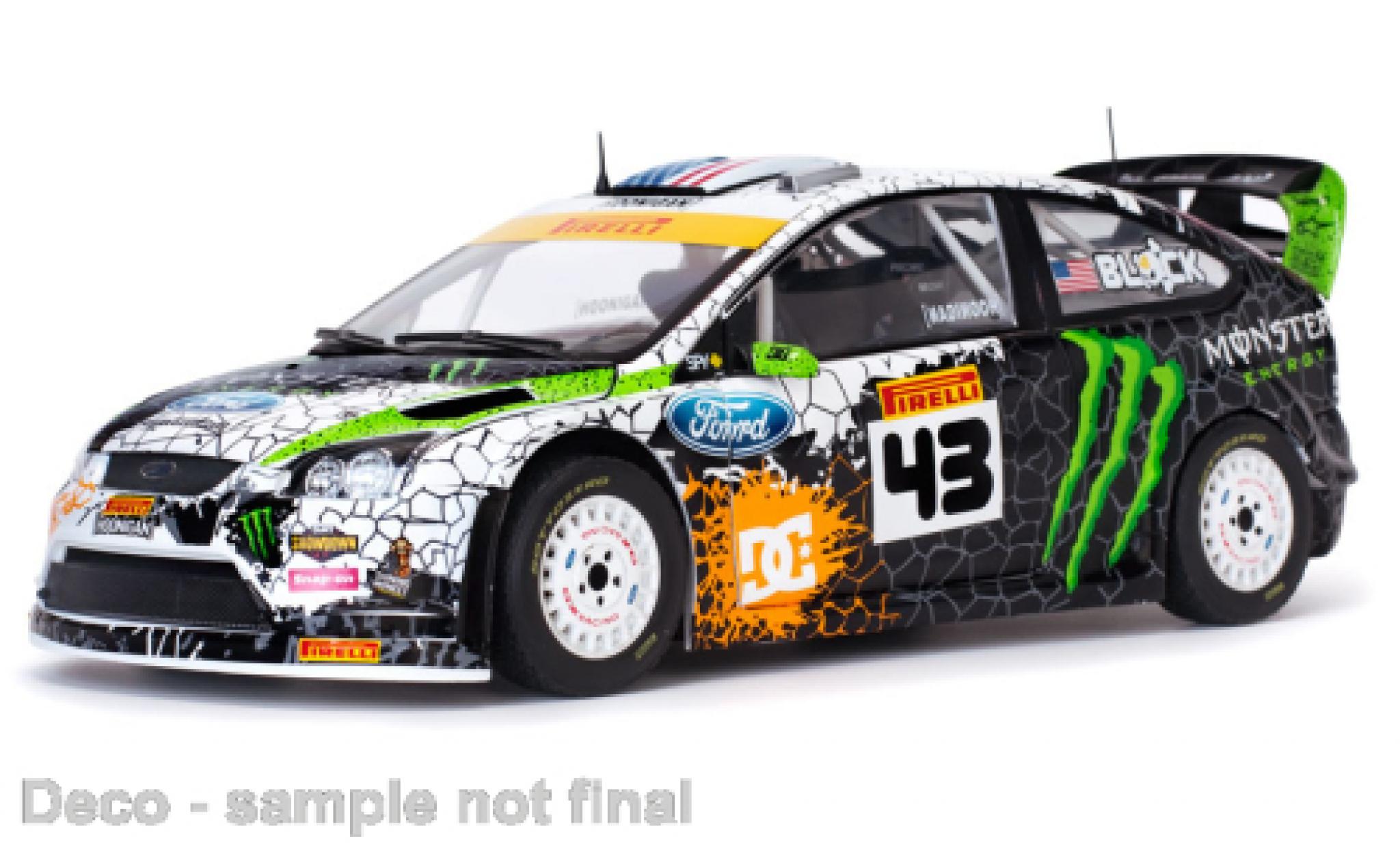 Ford Focus 1/18 Sun Star RS WRC No.43 Monster Rallyday Show St. Petersburg 2012 modelauto