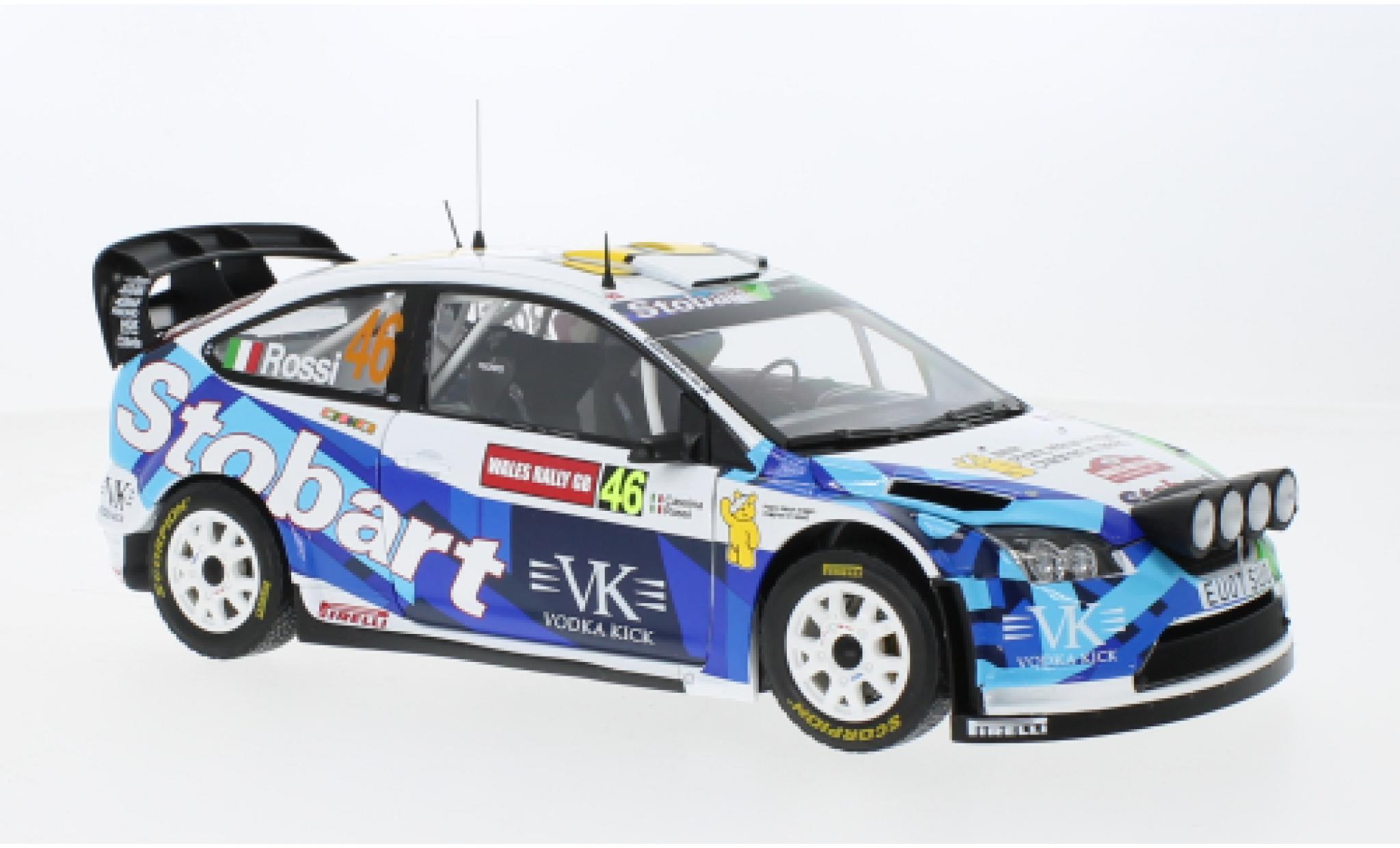 Ford Focus 1/18 Sun Star RS WRC07 No.46 Stobart Rallye WM Rallye Wales 2008 modelauto