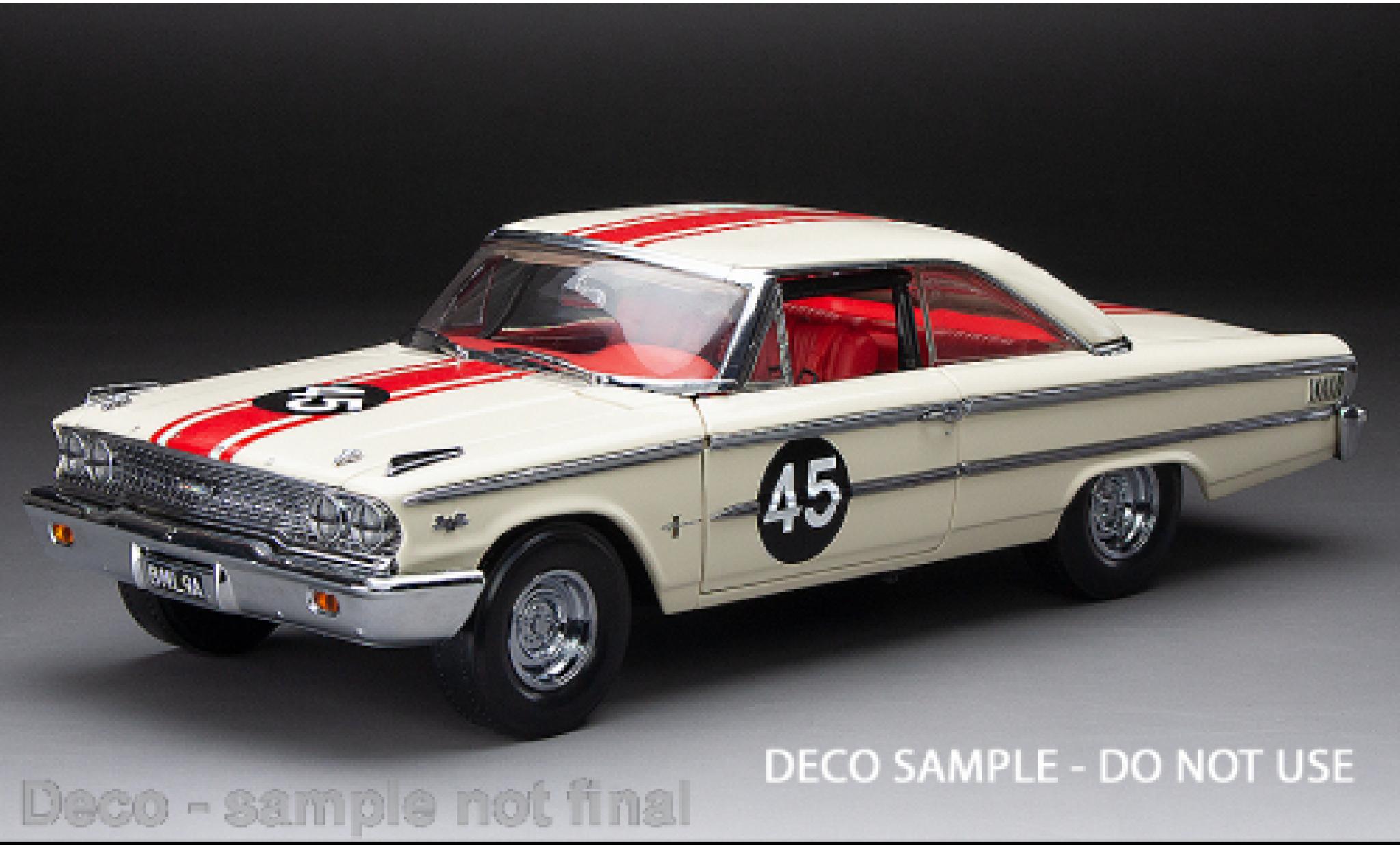 Ford Galaxy 1/18 Sun Star Galaxie 500 XL Hardtop No.45 BSCC 1963 modelauto