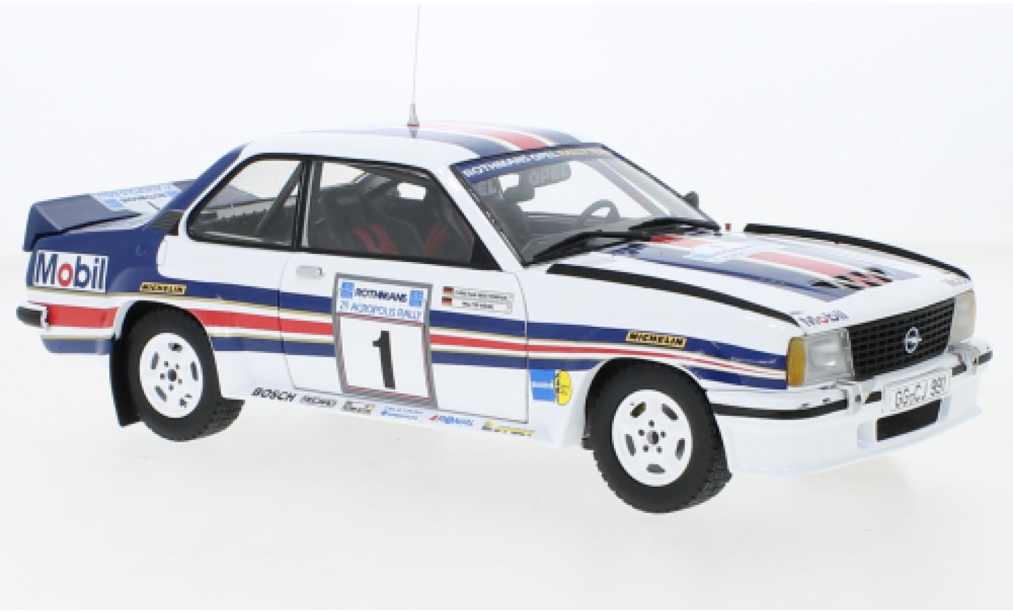 Opel Ascona 1/18 Sun Star B 400 No.1 Rothmans Rally Team Rothmans Rallye WM Rally Acropolis 1982 modelauto