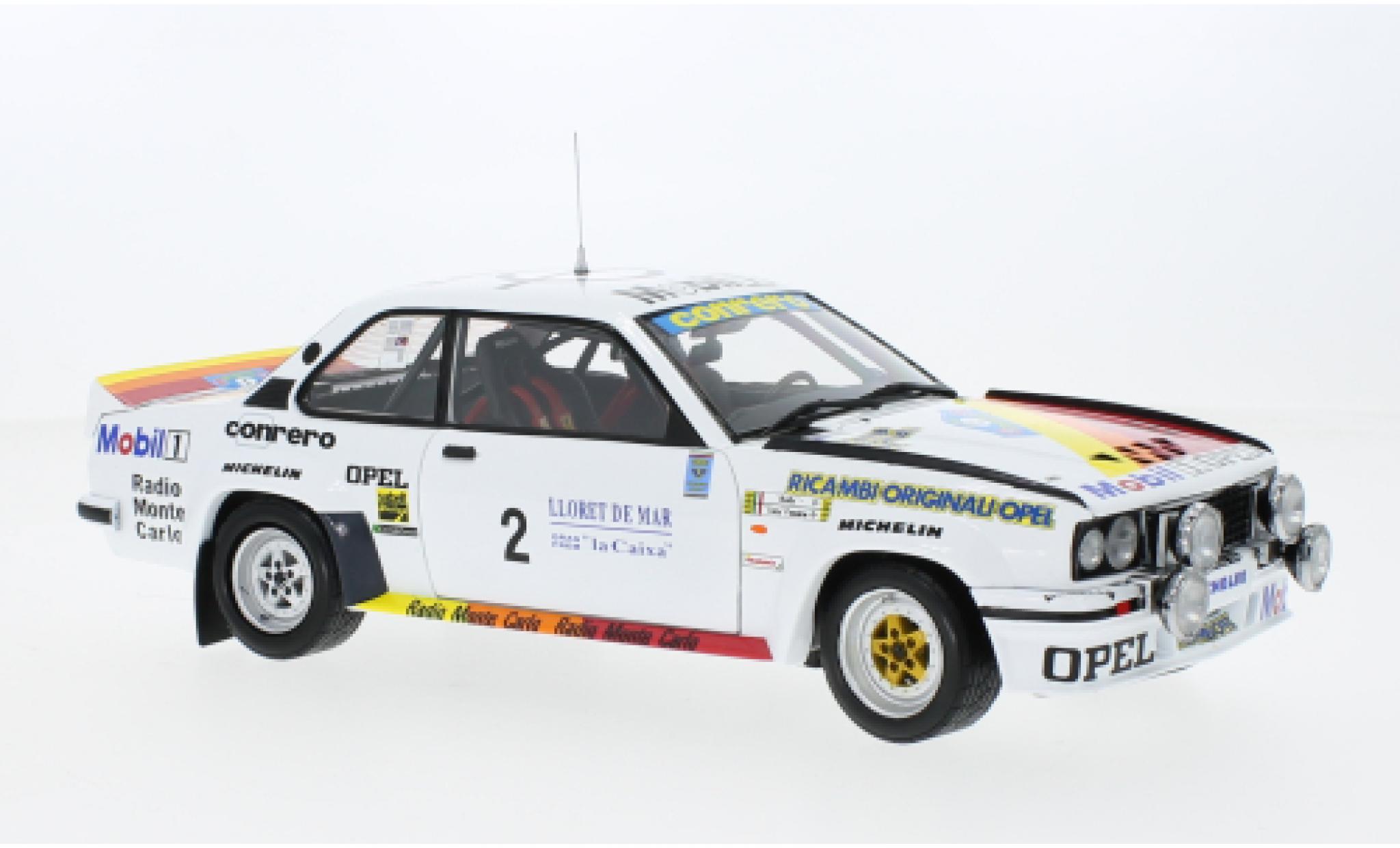 Opel Ascona 1/18 Sun Star B 400 No.2 Conrero Squadra Corse Rallye WM Rally Costa Brava 1982 modelauto