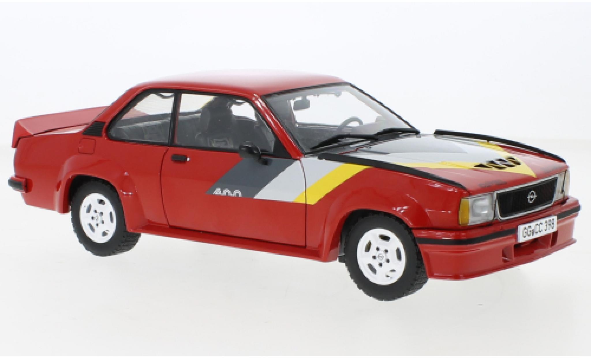 Opel Ascona 1/18 Sun Star B 400 rood/Dekor 1980 modelauto