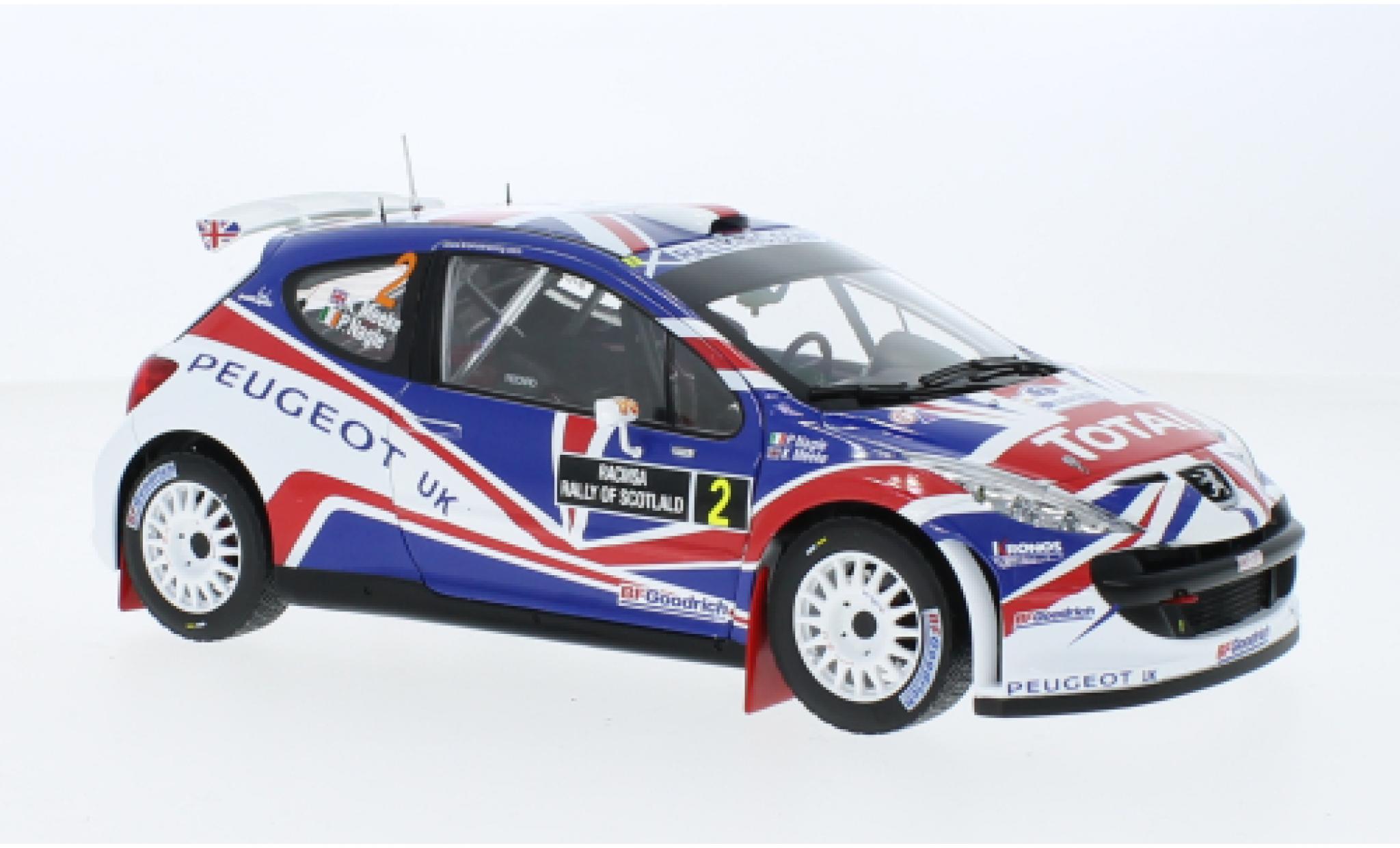 Peugeot 207 1/18 Sun Star S2000 No.2 Rally Of Scotland 2010 modelauto