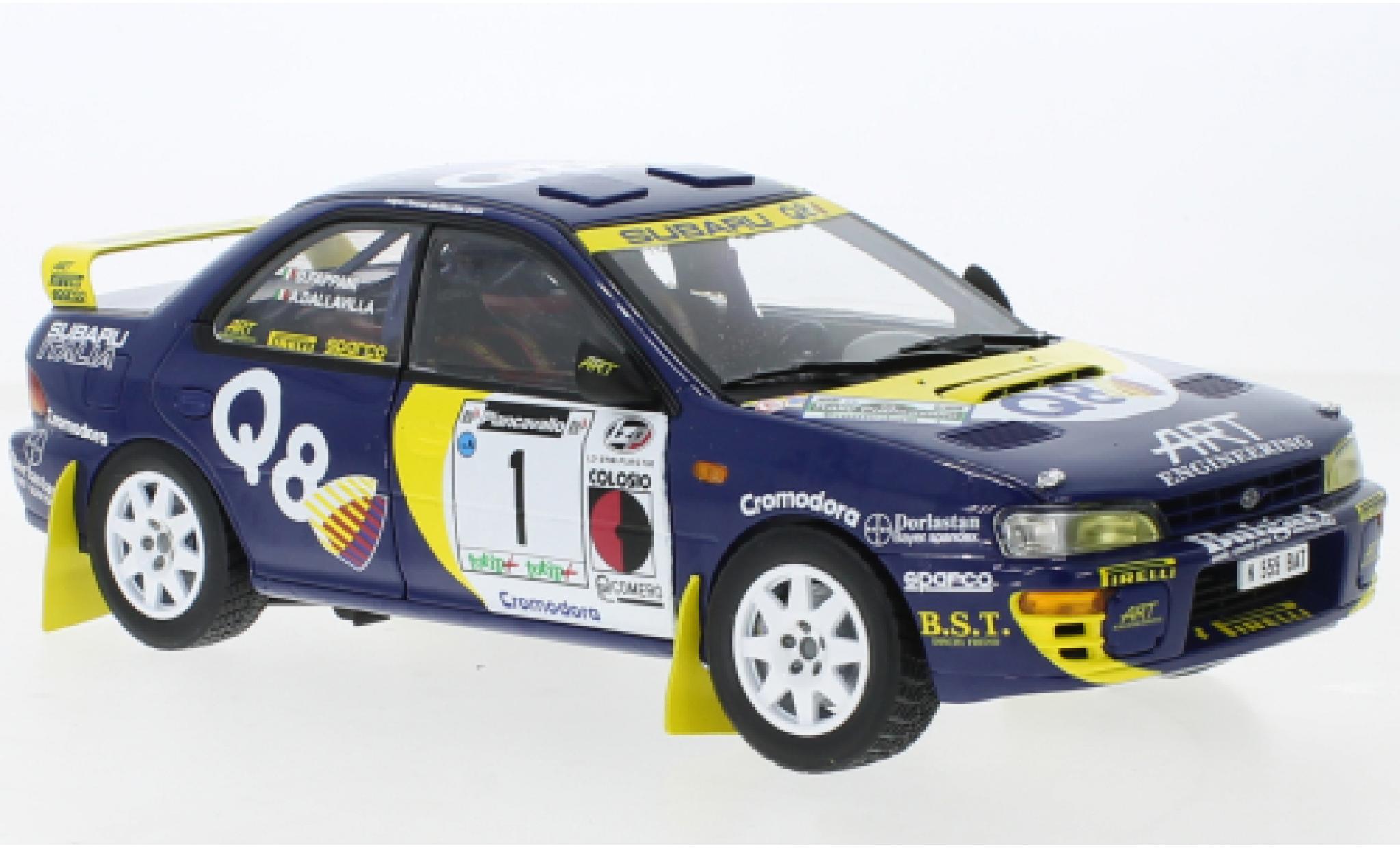 Subaru Impreza 1/18 Sun Star 555 No.1 Rally Piancavallo 1998 modelauto