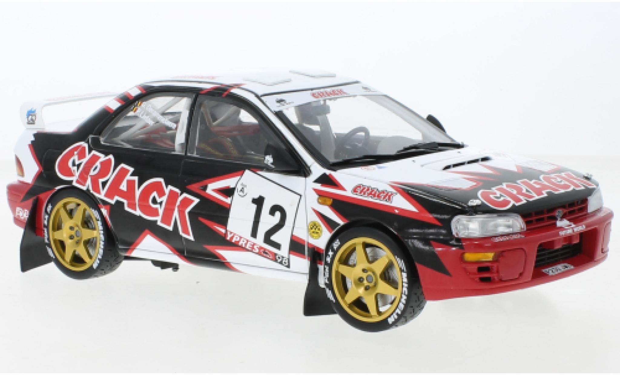Subaru Impreza 1/18 Sun Star 555 No.12 Crack Rally Ypern 1998 modelauto