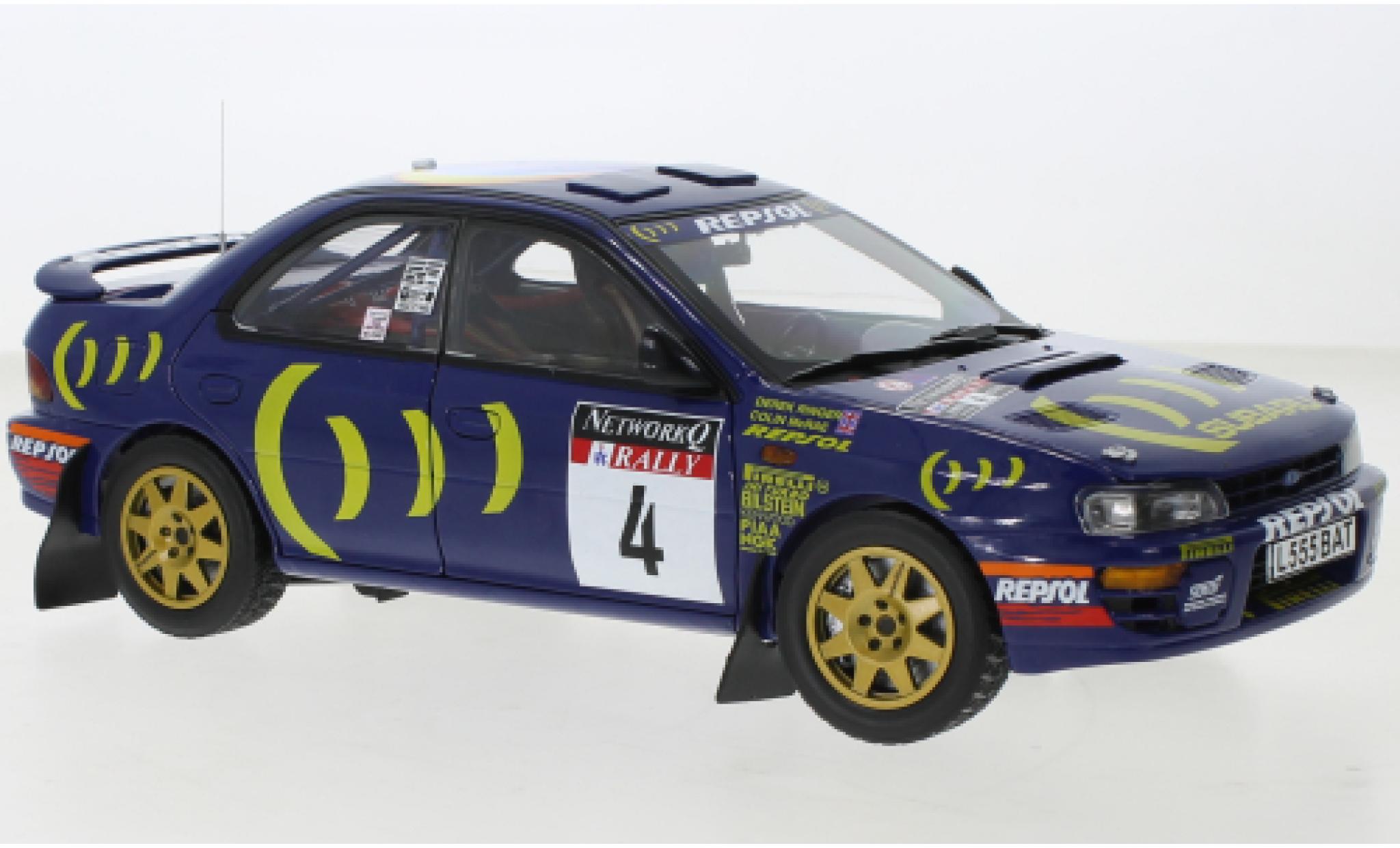 Subaru Impreza 1/18 Sun Star 555 No.4 Rallye WM RAC Rallye 1995 modelauto