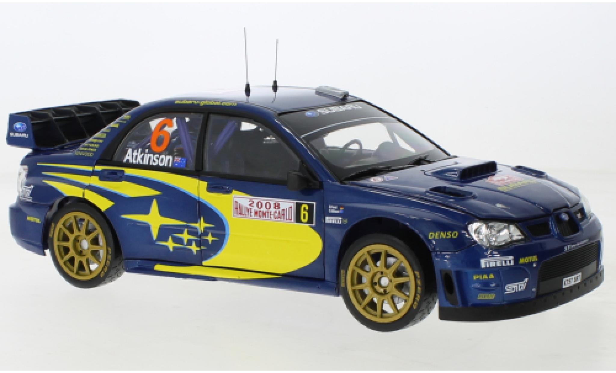 Subaru Impreza 1/18 Sun Star WRC07 No.6 Rallye WM Rallye Monte Carlo 2008 modelauto