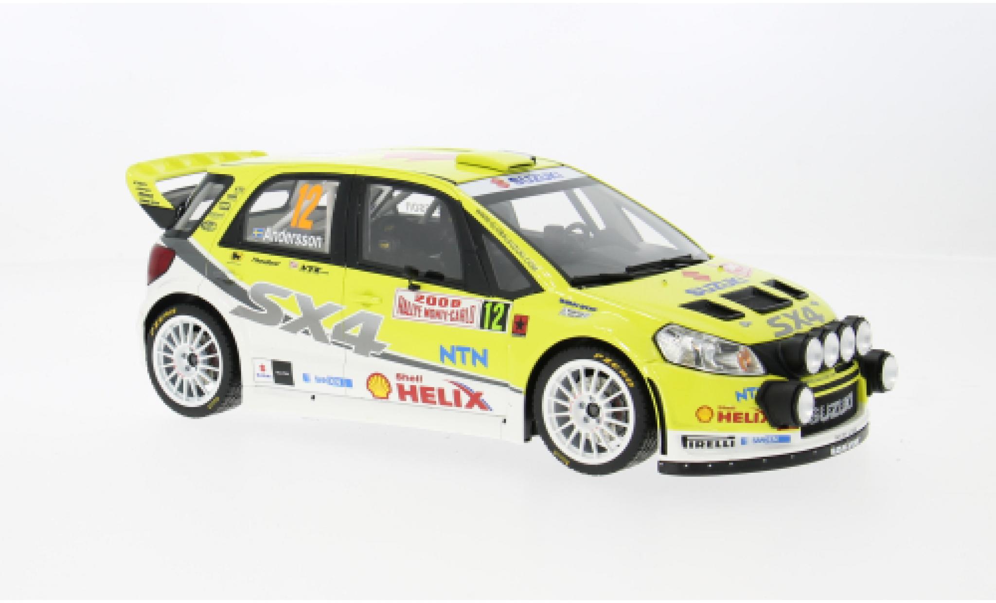Suzuki SX4 1/18 Ottomobile WRC Rally Monte Carlo 2008 World Rally Team #12 P-G.Andersson/J.Andersson 1:18 modelauto