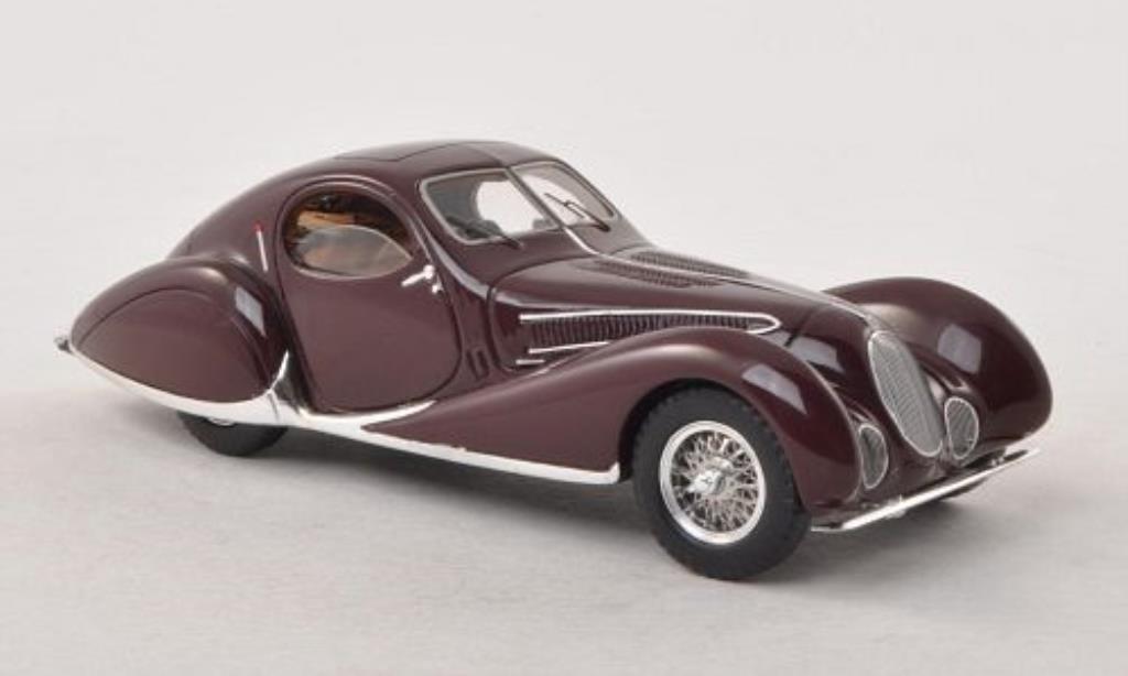 Talbot Lago 1/43 Minichamps T 150 C-SS Coupe rood 1937 modelauto
