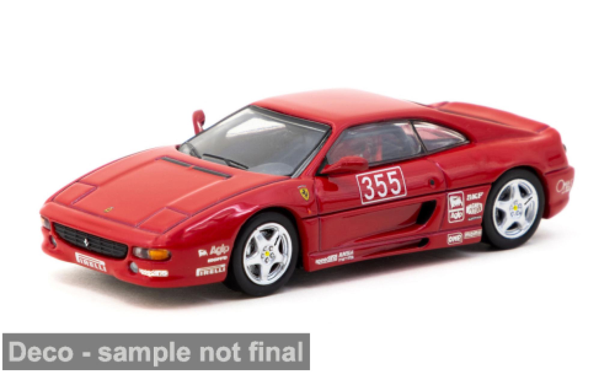 Ferrari F355 1/64 Tarmac Works Challenge rood 1:64 modelauto