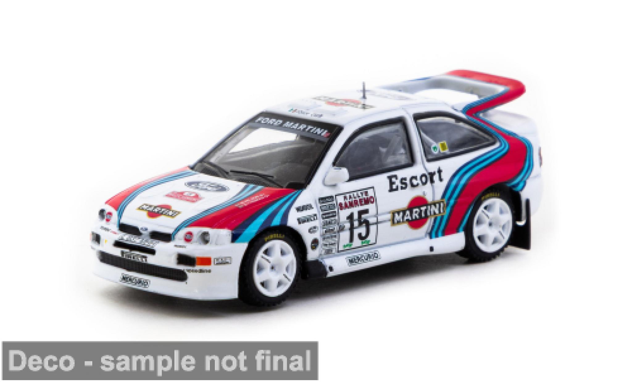 Ford Escort 1/64 Tarmac Works RS Cosworth WRC Rally San Remo 1994 #15 1:64 modelauto