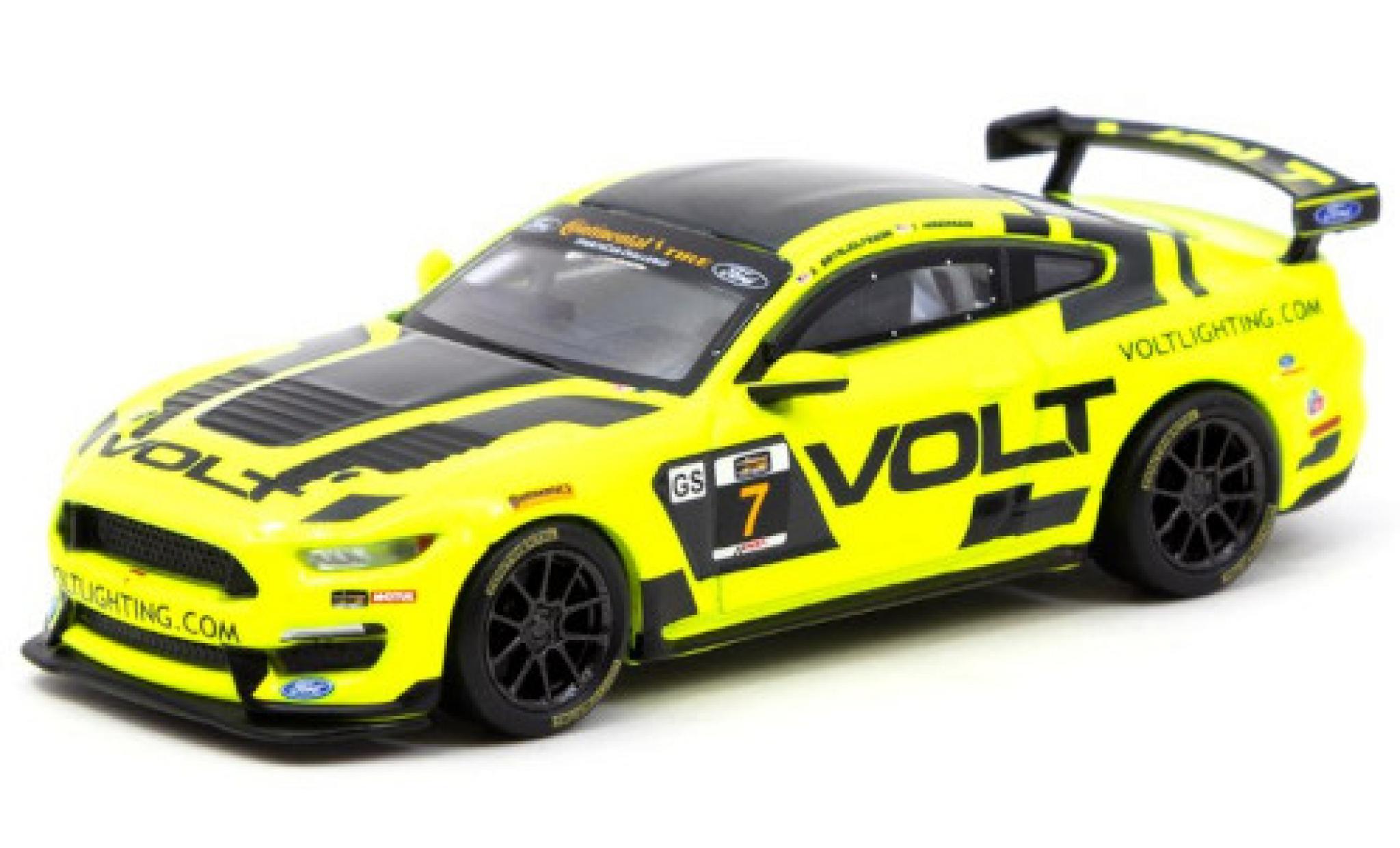 Ford Mustang 1/64 Tarmac Works GT4 No.7 Volt Racing Volt SportsCar Challenge 2018 A.Brynjolfsson/T.Hindman modelauto