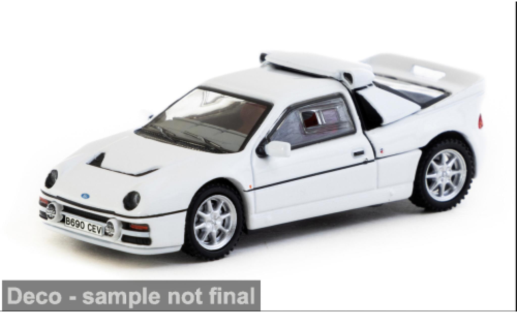 Ford RS 200 1/64 Tarmac Works RS200 wit 1:64 modelauto