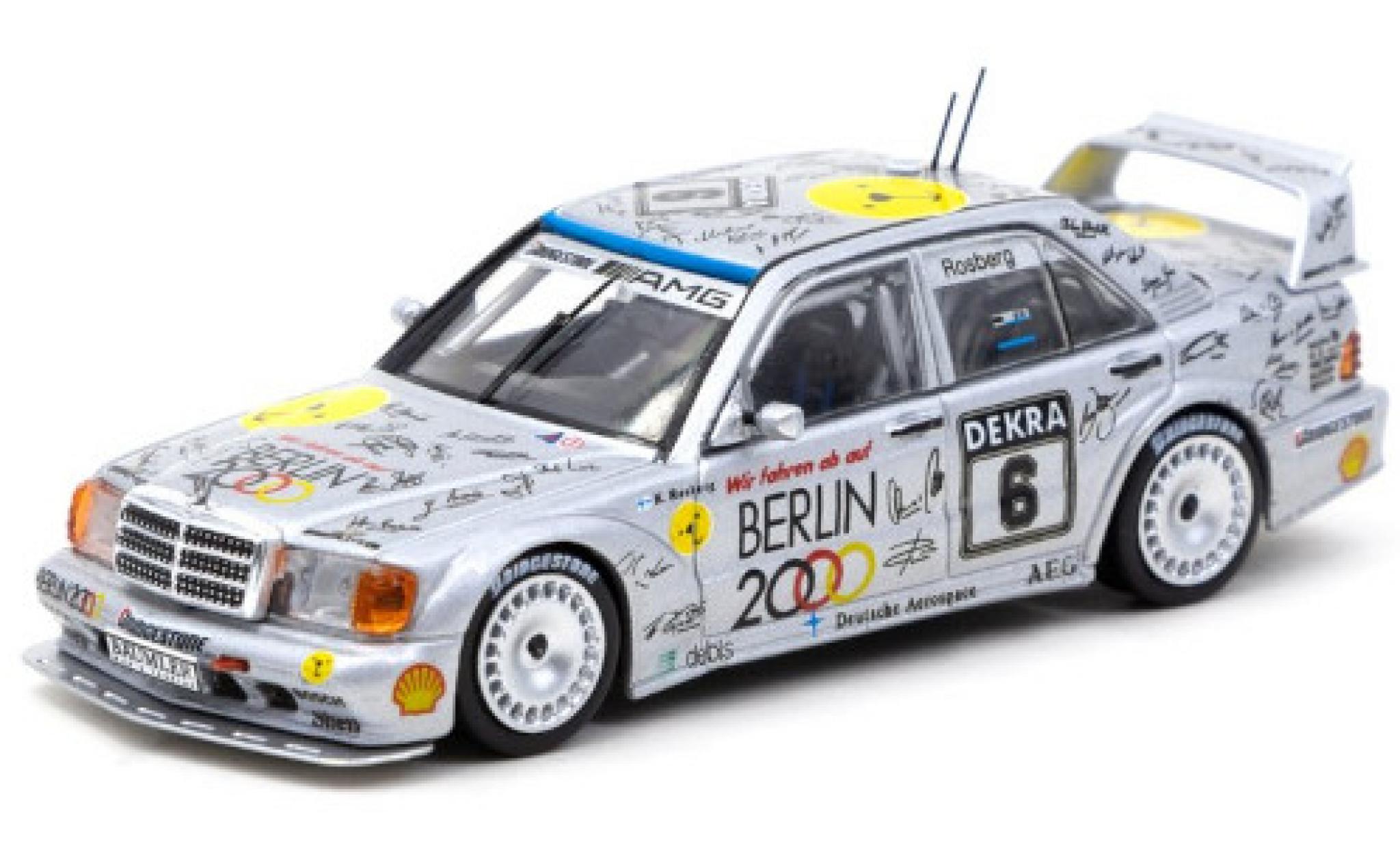 Mercedes 190 1/64 Tarmac Works E 2.5-16 Evolution II No.6 AMG Motorenbau GmbH Berlin 2000 DTM 1992 K.Rosberg modelauto