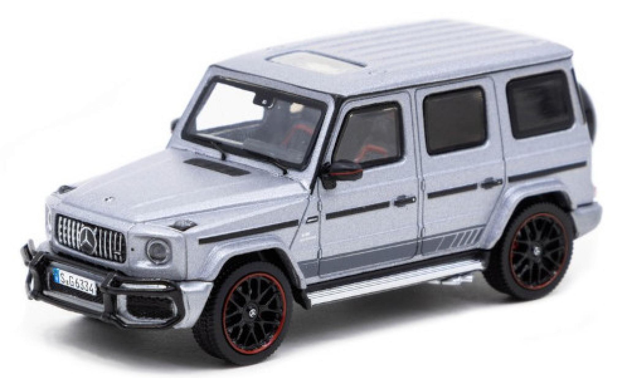 Mercedes Classe G 1/64 Tarmac Works AMG G 63 (W463) matt-grijs/Dekor modelauto