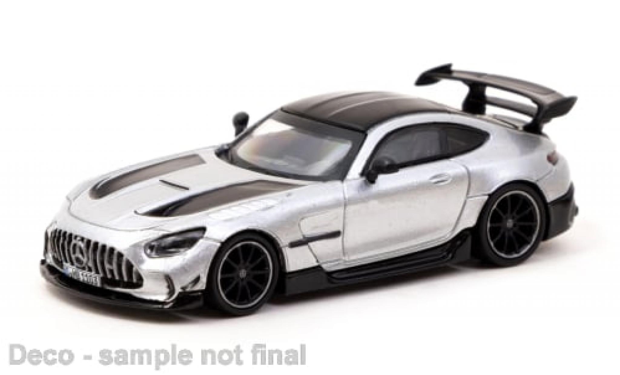 Mercedes AMG GT 1/64 Tarmac Works Black Series grijs 1:64 modelauto