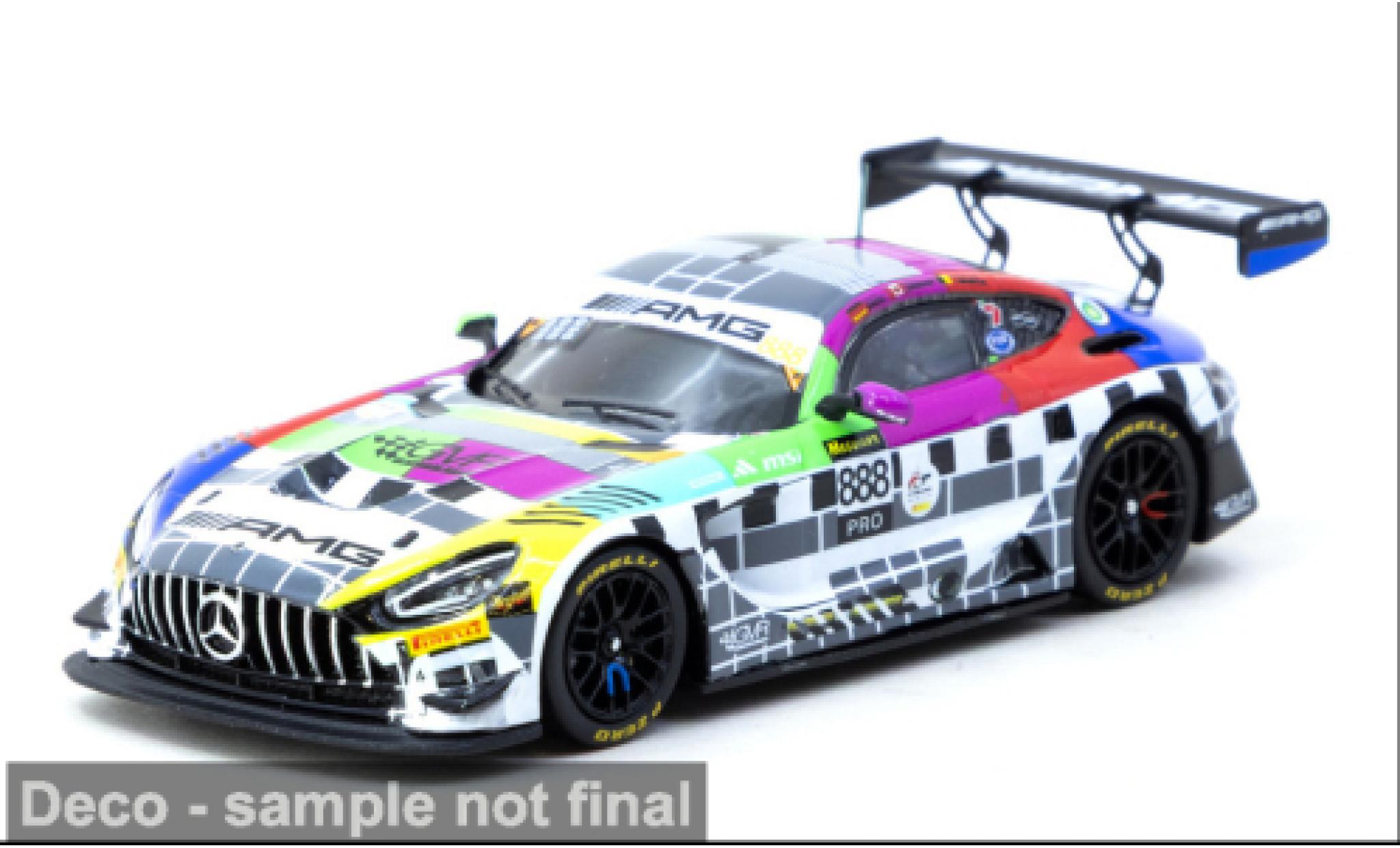 Mercedes AMG GT 1/64 Tarmac Works 3 12h Bathurst 2025 #888 1:64 modelauto