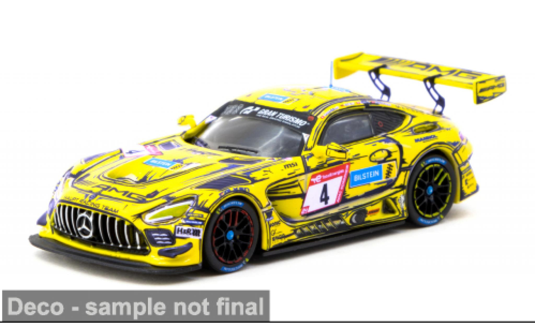 Mercedes AMG GT 1/64 Tarmac Works 3 24h N&uuml;rburgring 2023 #4 1:64 modelauto