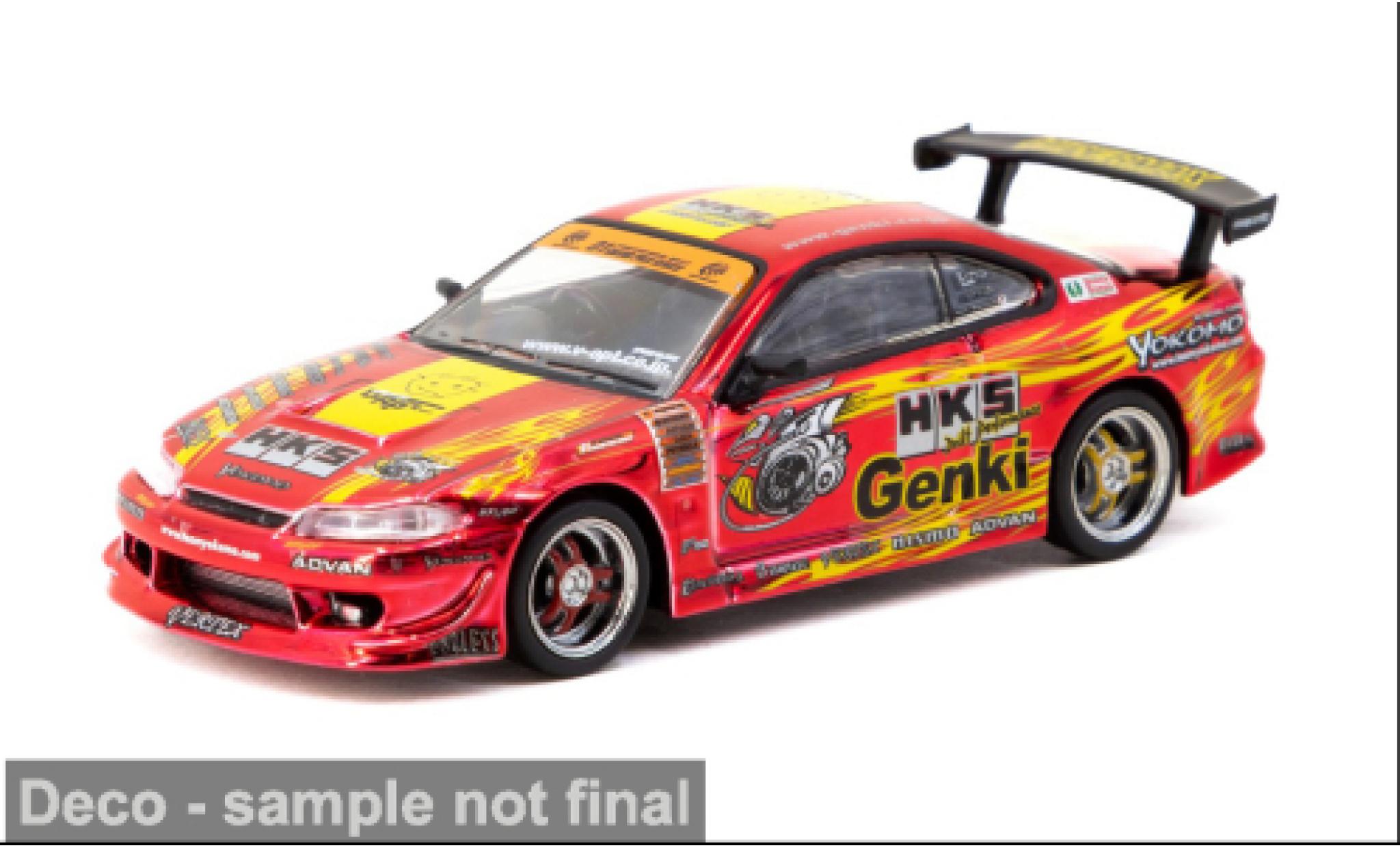 Nissan Silvia 1/64 Tarmac Works RS-2 HKS 1:64 modelauto