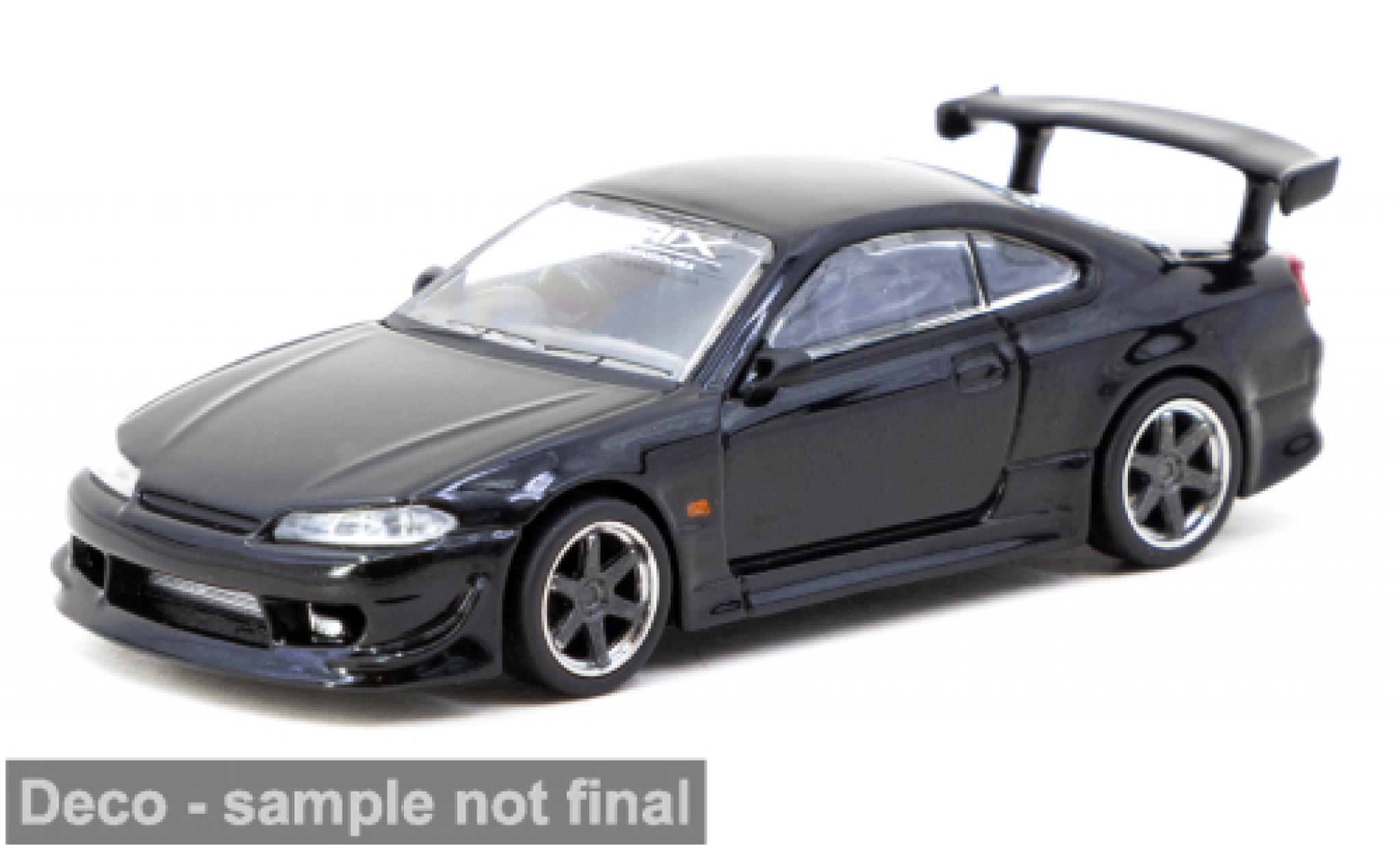 Nissan Silvia 1/64 Tarmac Works (S15) VERTEX grijs 1:64 modelauto