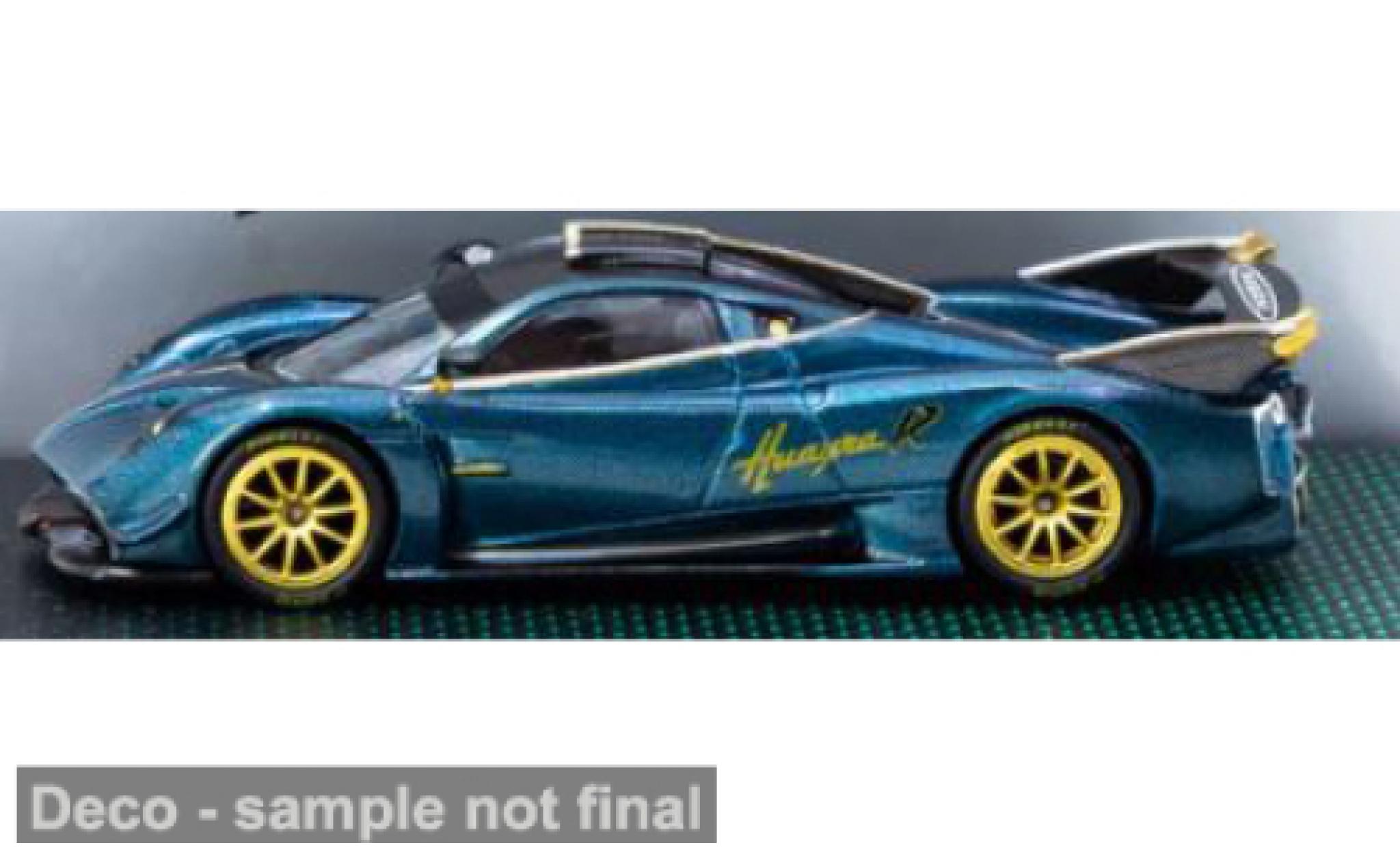 Pagani Huayra 1/64 Tarmac Works R turquoise/gold 1:64 modelauto