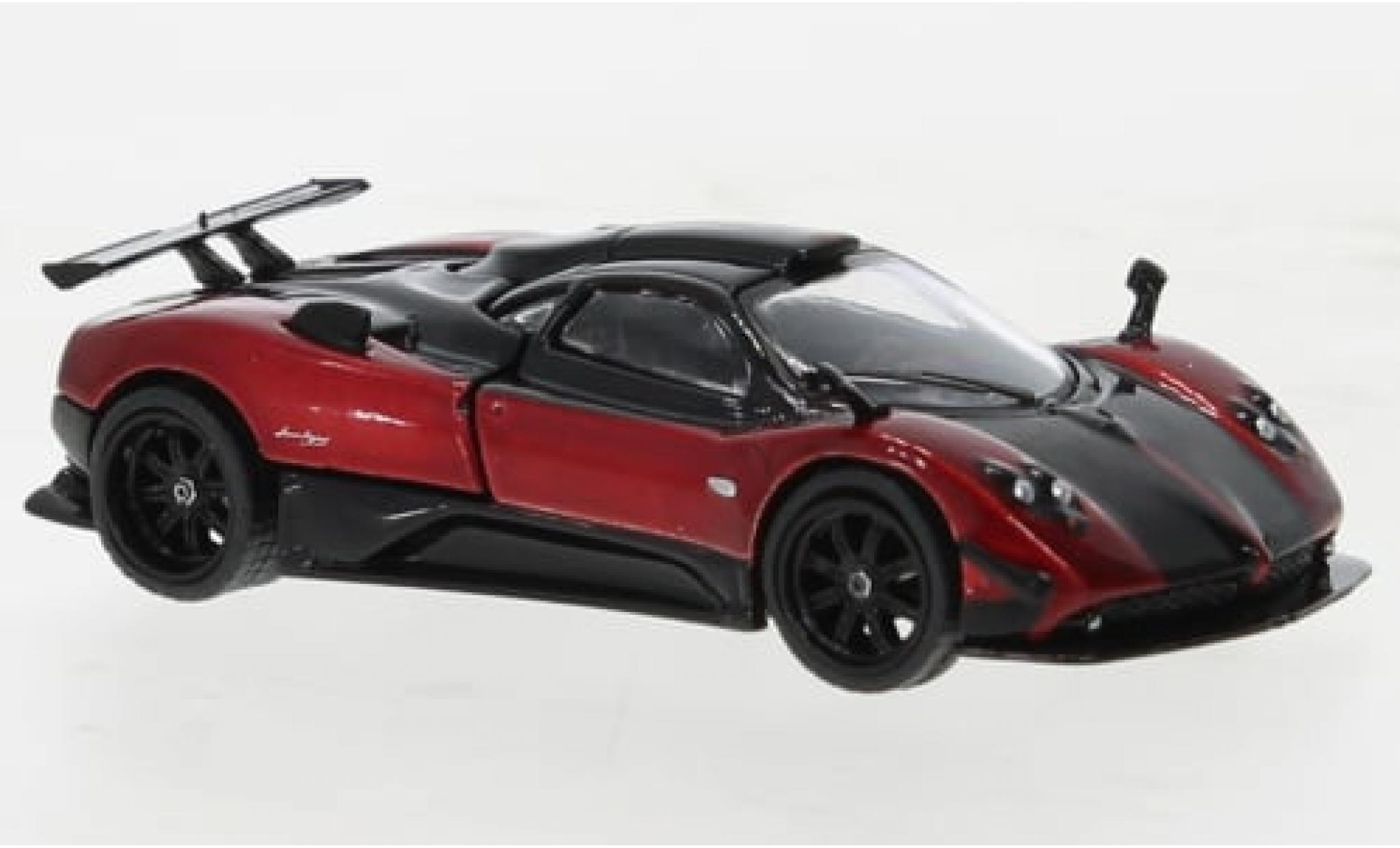 Pagani Zonda 1/64 Tarmac Works Cinque metallic rood 1:64 modelauto