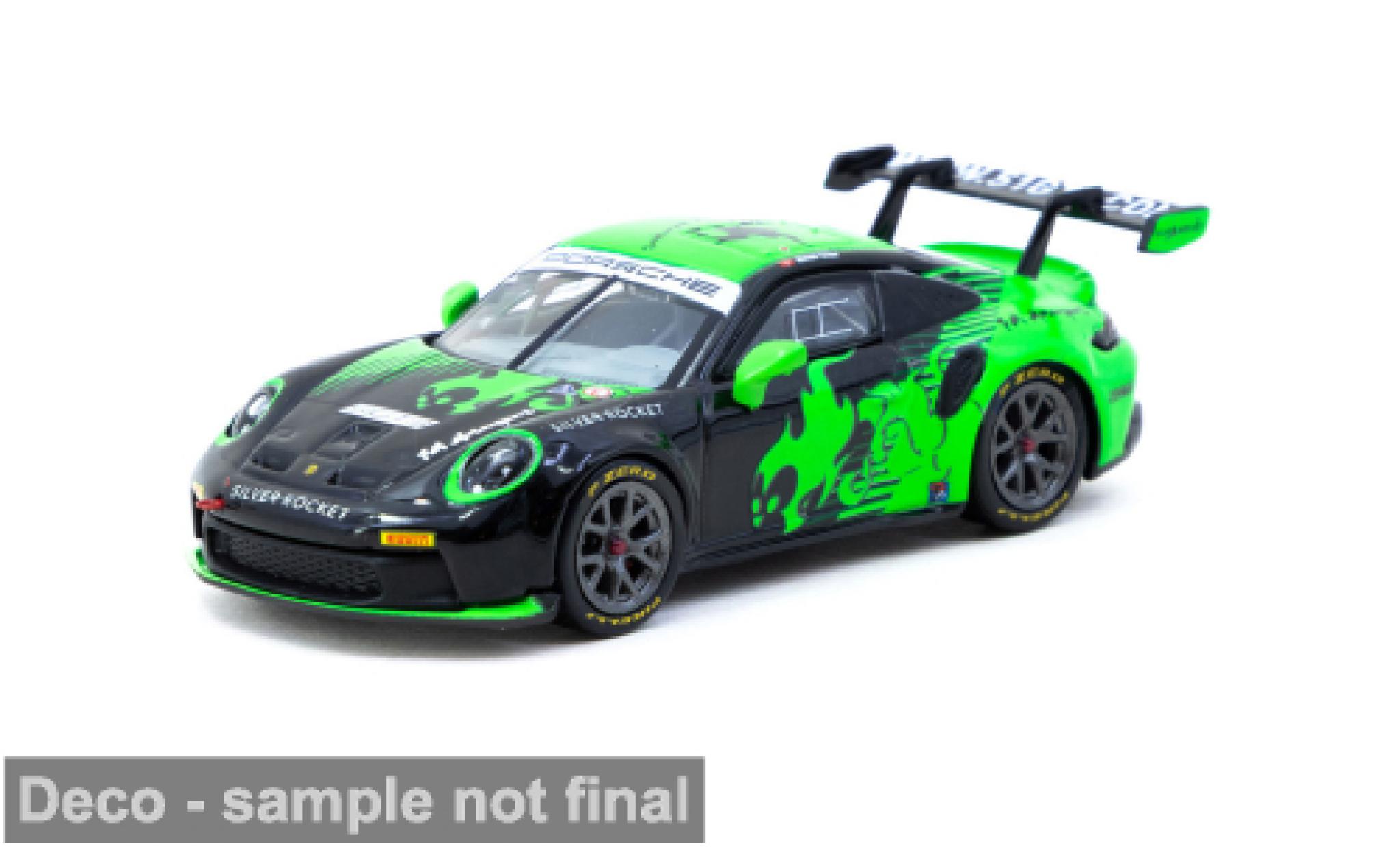 Porsche 992 GT3 1/64 Tarmac Works 911 Cup  Fire Monkey Motorsport 1:64 modelauto
