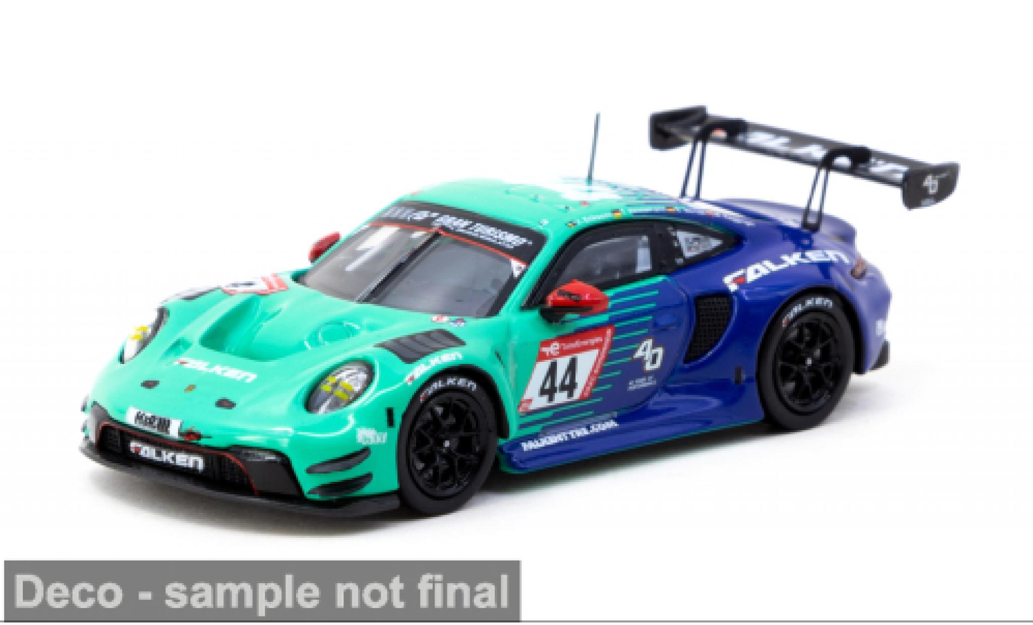 Porsche 911 1/64 Tarmac Works GT3 R 24h N&uuml;rburgring 2023 #44 1:64 modelauto