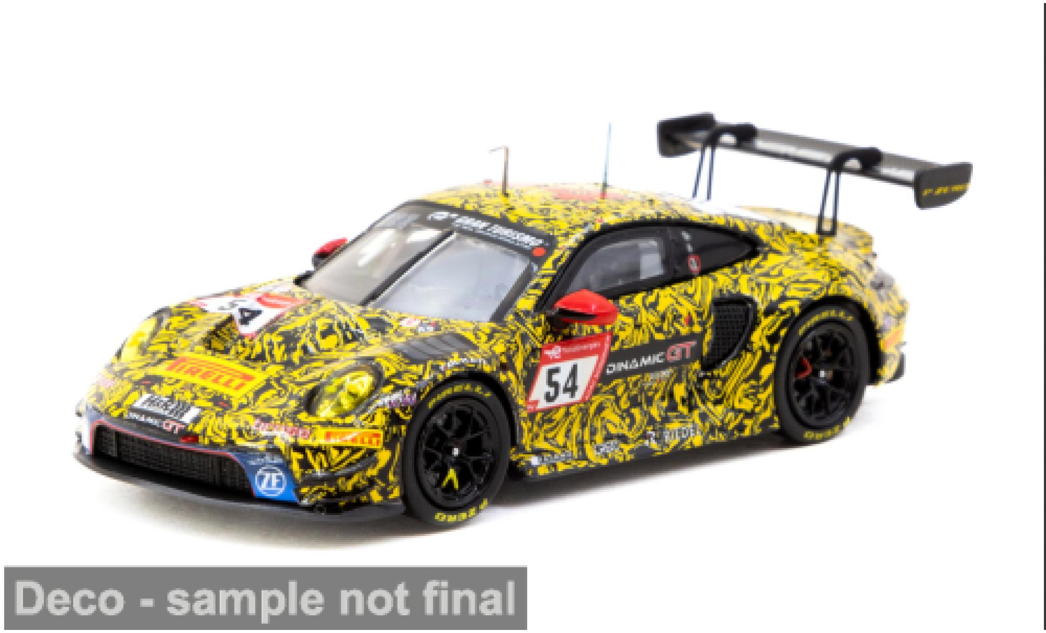 Porsche 911 1/64 Tarmac Works GT3 R 24h N&uuml;rburgring 2023 #54 1:64 modelauto