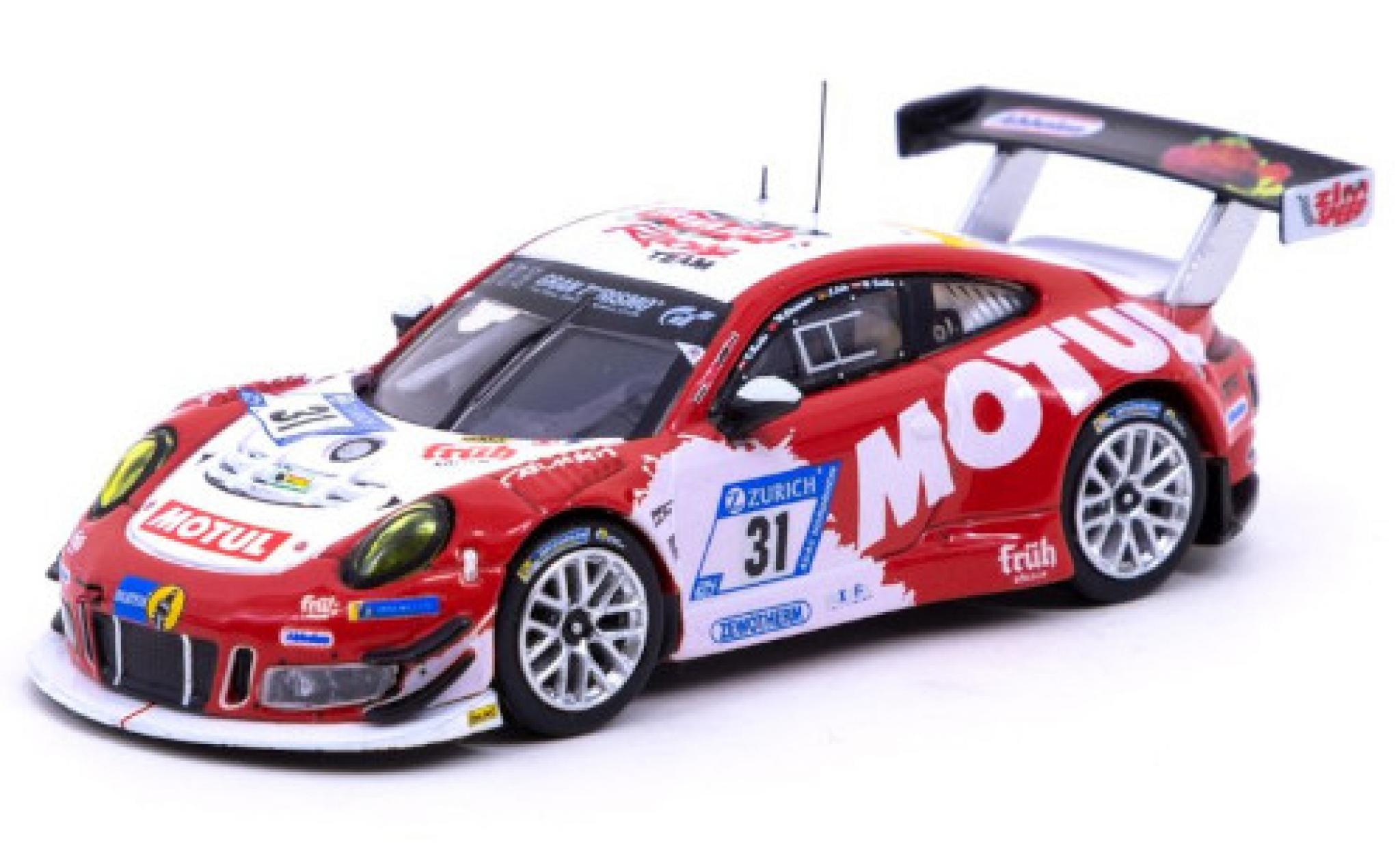 Porsche 991 GT3 R 1/64 Tarmac Works 911 GT3 R () No.31 Frikadelli Racing Team Motul 24h N&uuml;rburgring 2017 T.Kristensen/K.Bachler/N.Siedler/L.Luhr modelauto