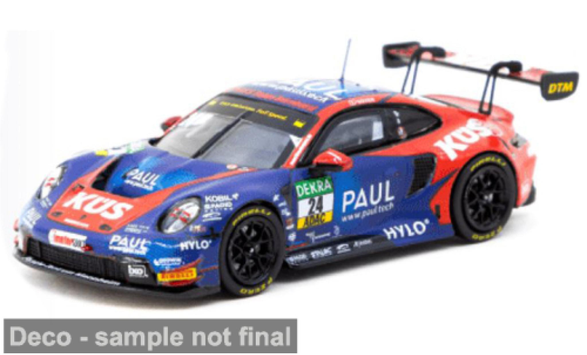 Porsche 911 1/64 Tarmac Works GT3 R DTM-Saison 2023 #24 1:64 modelauto
