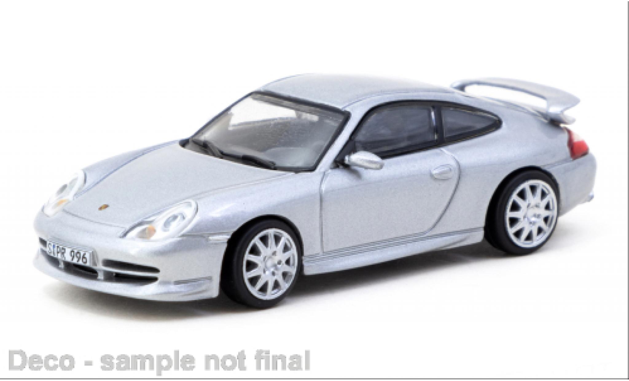 Porsche 911 1/64 Tarmac Works GT3 grijs 1:64 modelauto