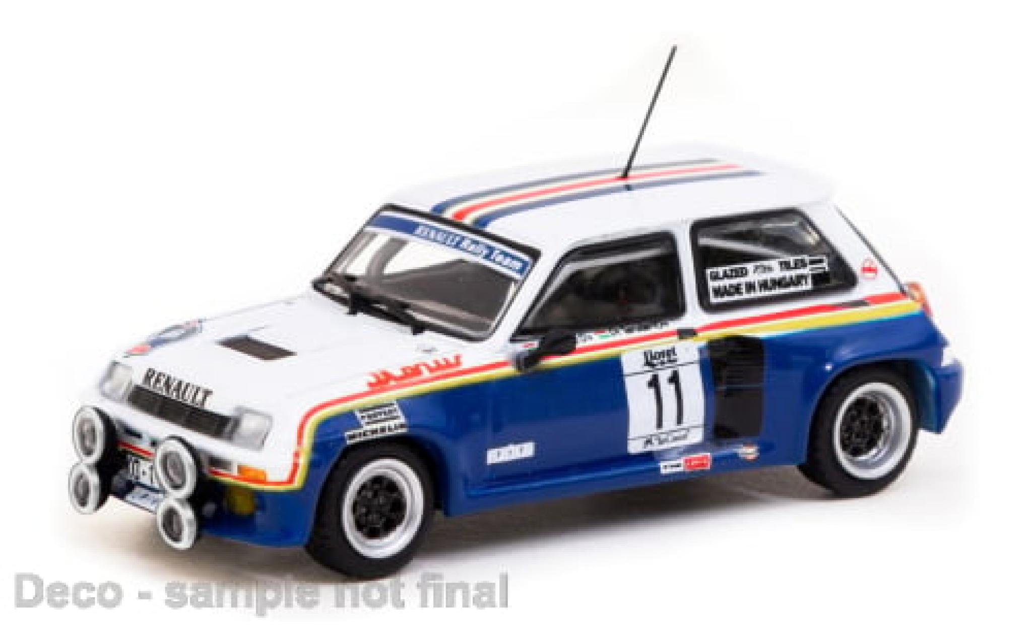Renault 5 1/64 Tarmac Works Turbo No.11 Rally Costa Brava 198 1:64 modelauto