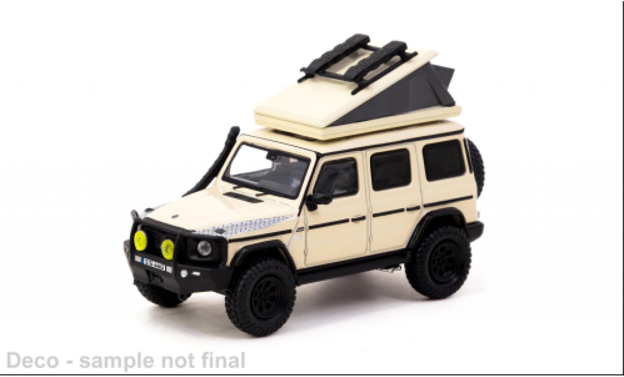Mercedes Classe G 1/64 Tarmac Works AMG G63 Camping beige modelauto