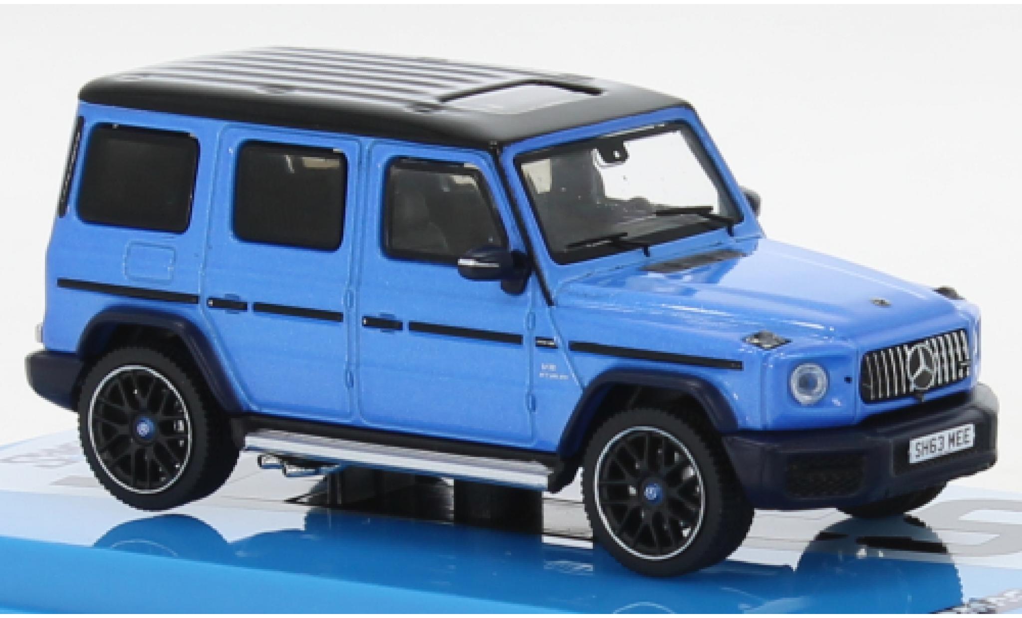 Mercedes Classe G 1/64 Tarmac Works AMG G63 metallic blauw/zwart modelauto