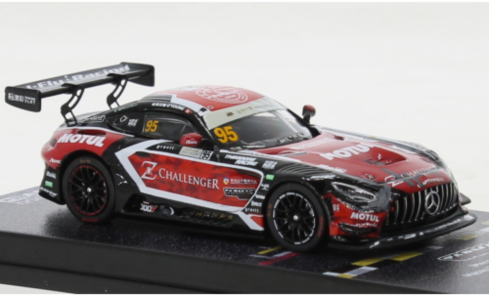Mercedes AMG GT 1/64 Tarmac Works 3 No.95 Craft-Bamboo Racing Macau GT Cup 2021 modelauto