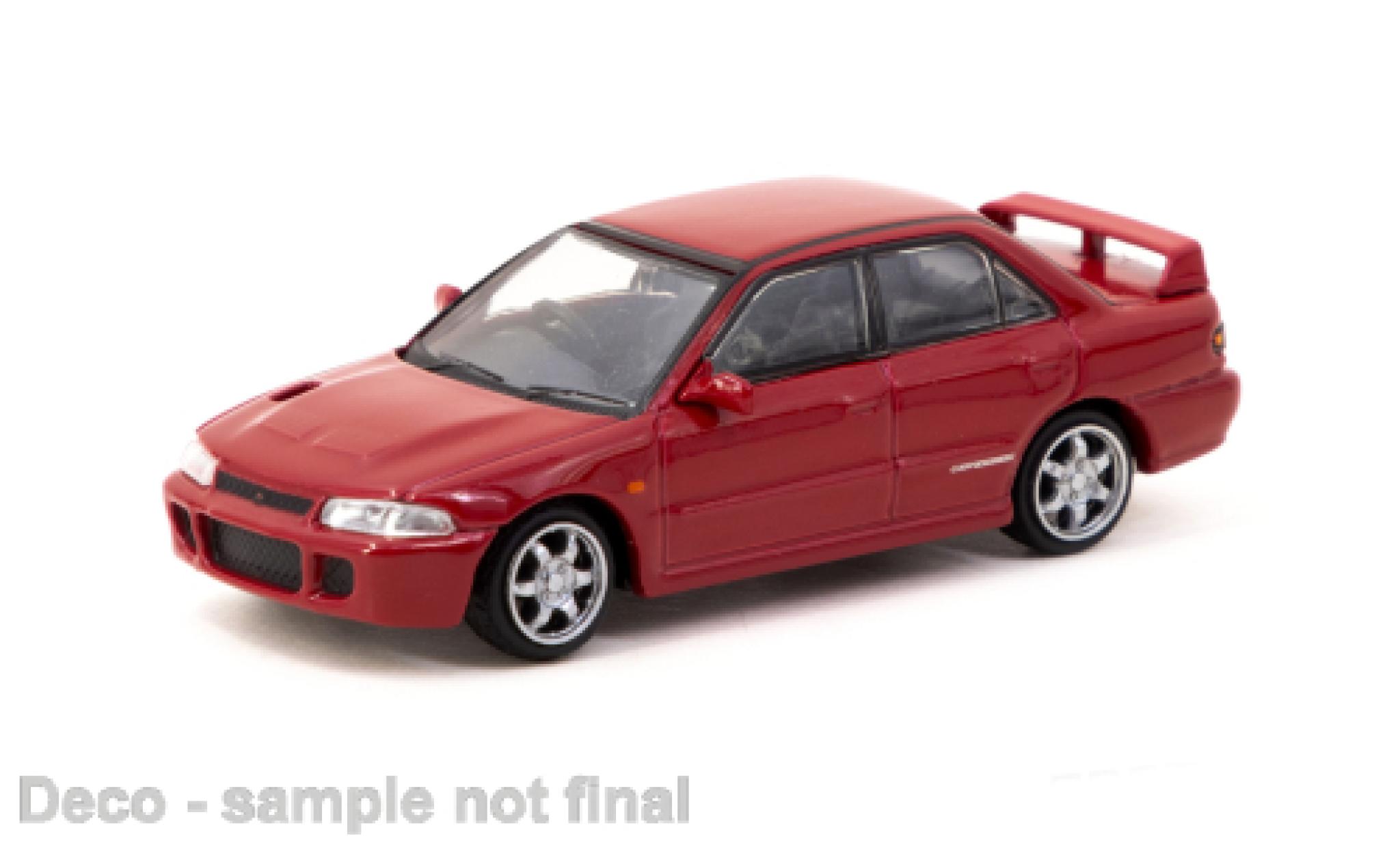 Mitsubishi Lancer 1/64 Tarmac Works GSR &eacute;volution rood modelauto